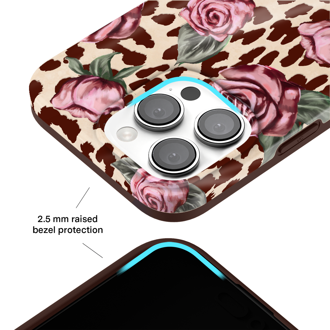 Rosy Leopard iPhone Case