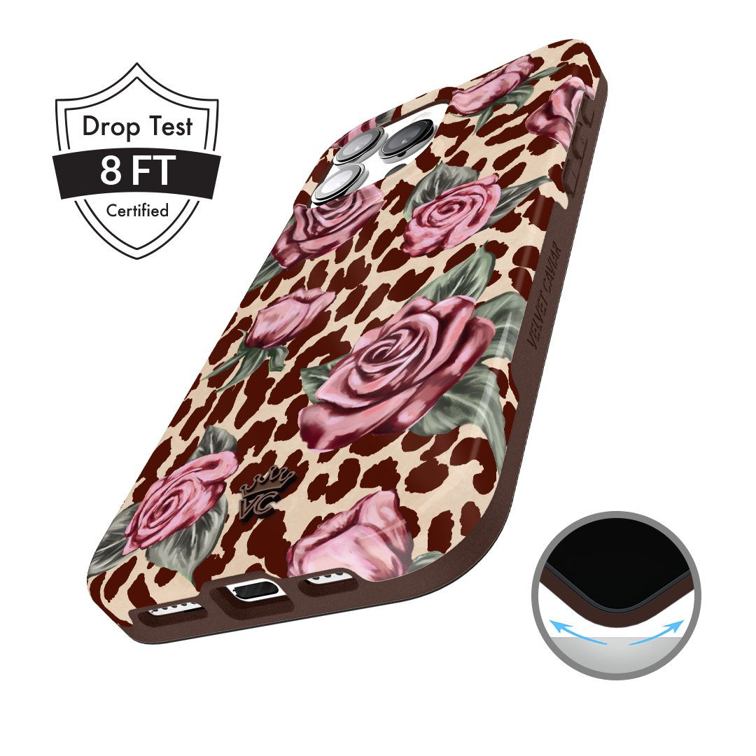Rosy Leopard iPhone Case