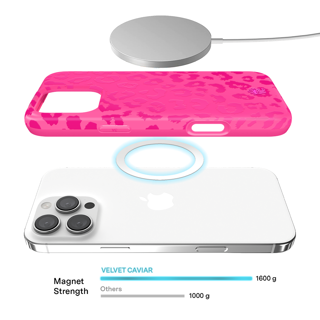 Even Hotter Pink Leopard iPhone Case