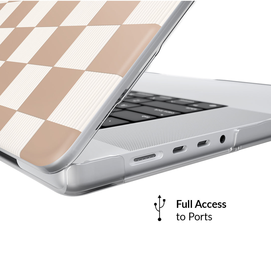 Nude Vibe Check MacBook Case