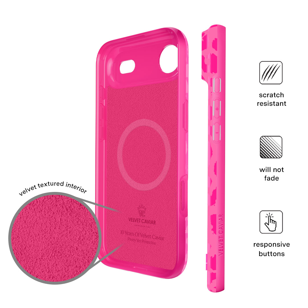 Even Hotter Pink Leopard iPhone Case