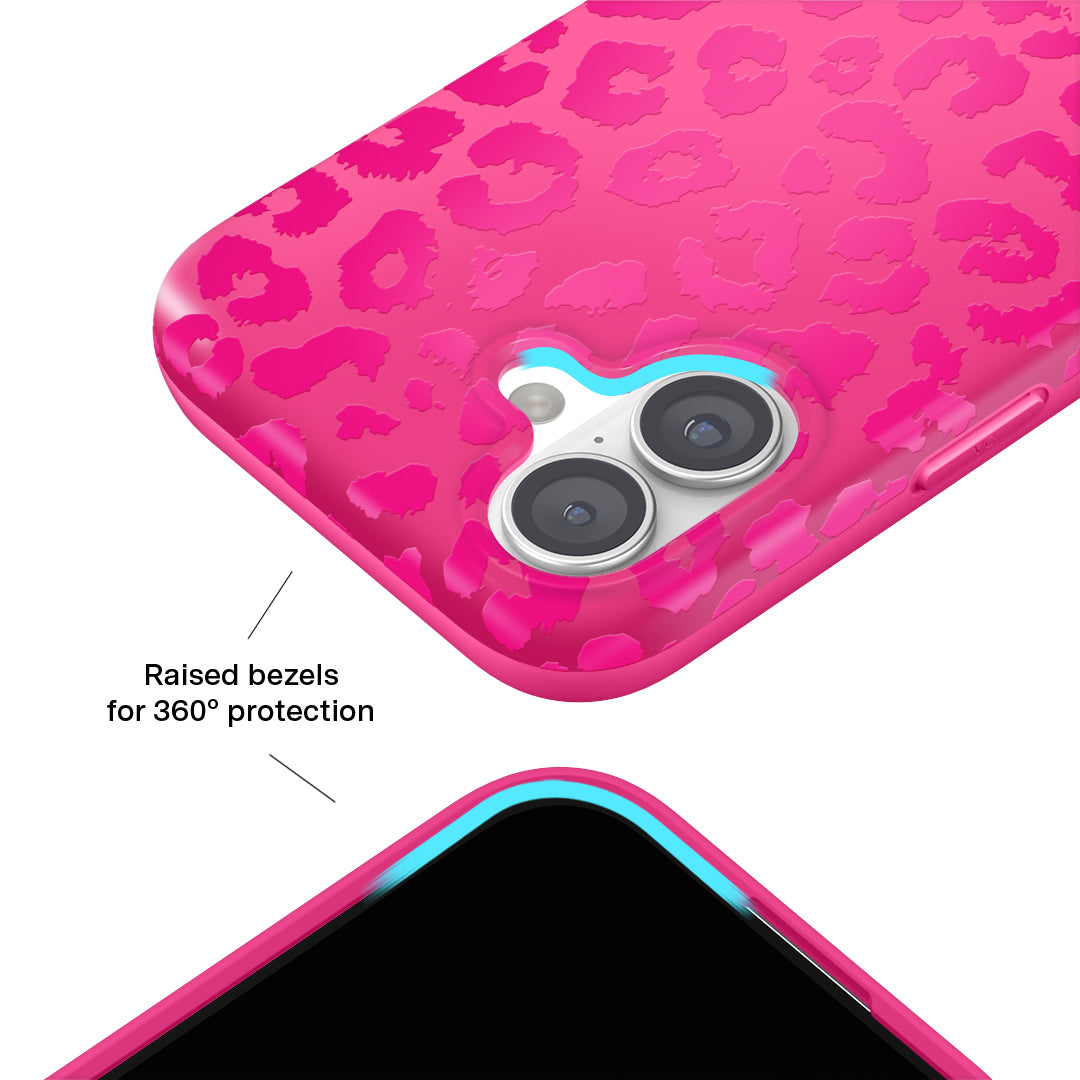 Even Hotter Pink Leopard iPhone Case