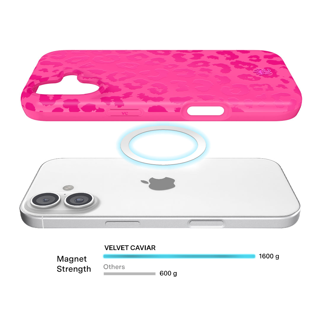 Even Hotter Pink Leopard iPhone Case
