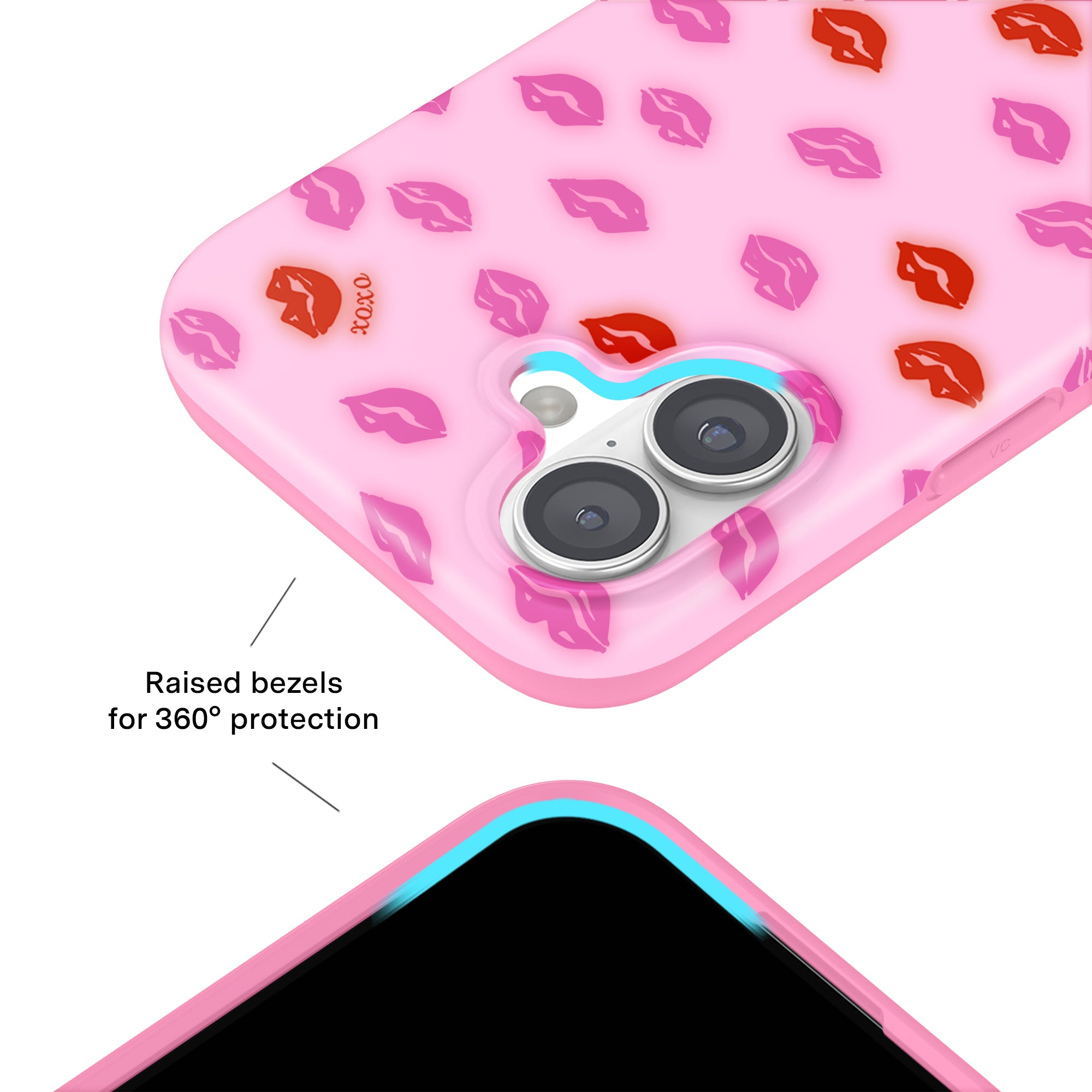 Kiss Kiss iPhone Case