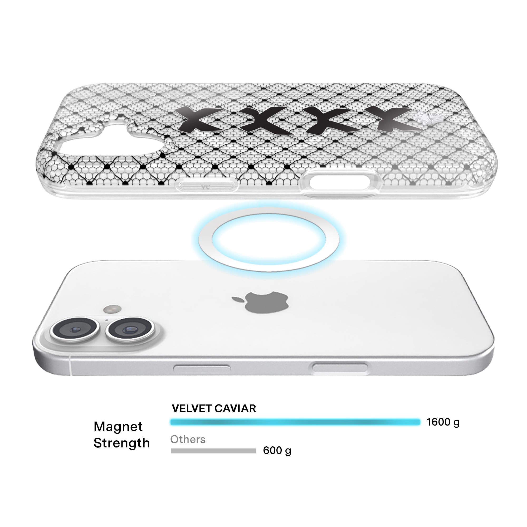 Lacy Black Bows iPhone Case