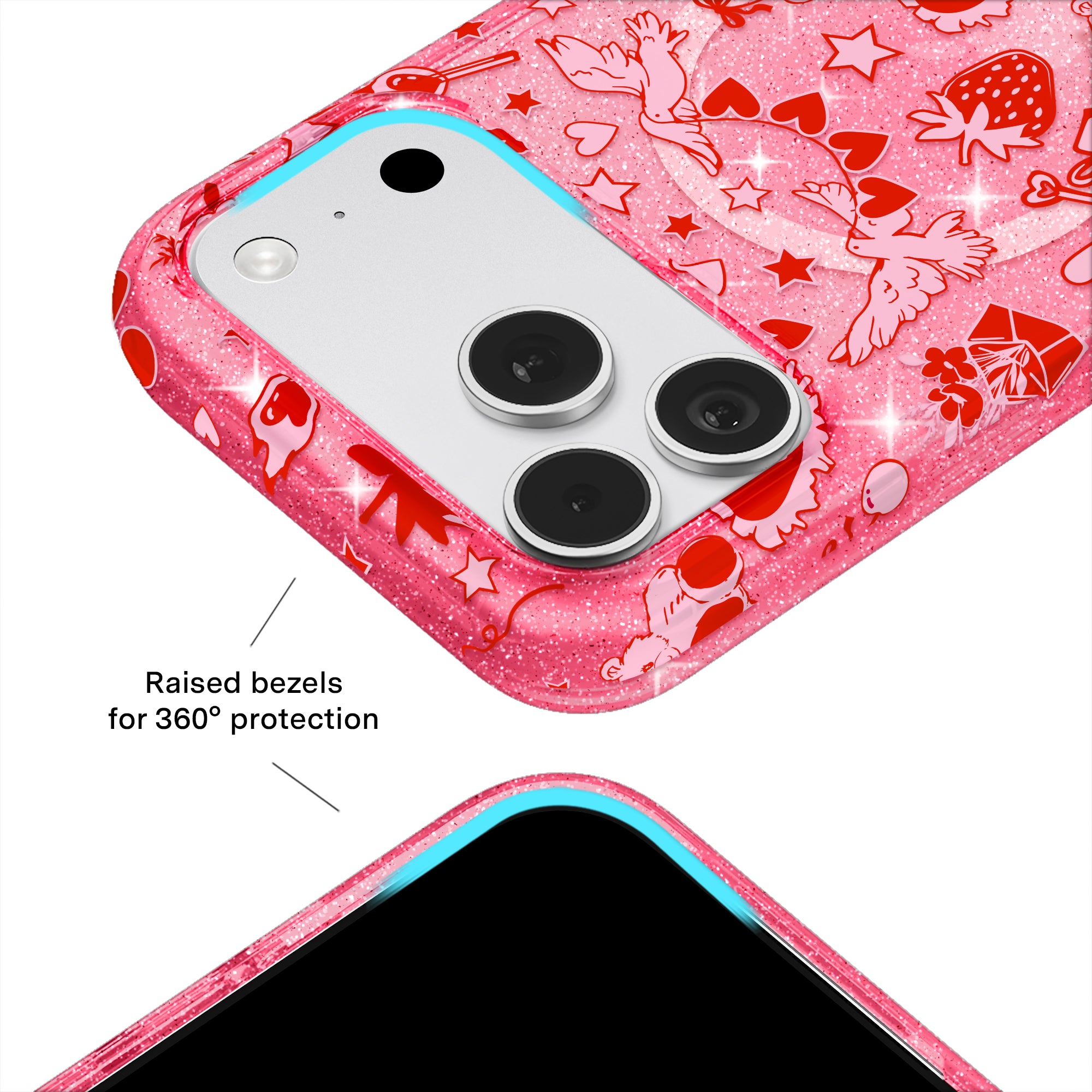 Be Mine Glitter iPhone Case