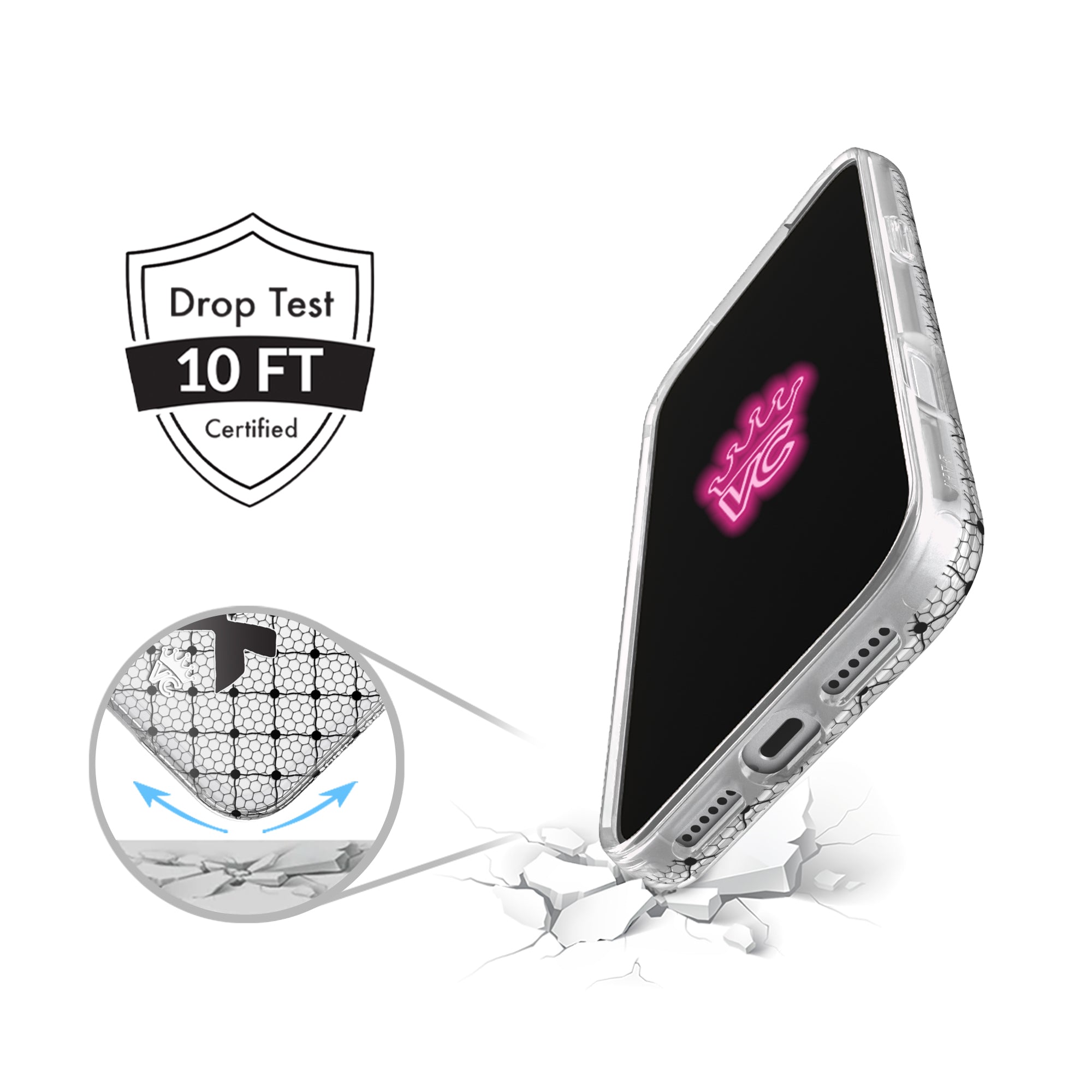 Lacy Black Bows iPhone Case