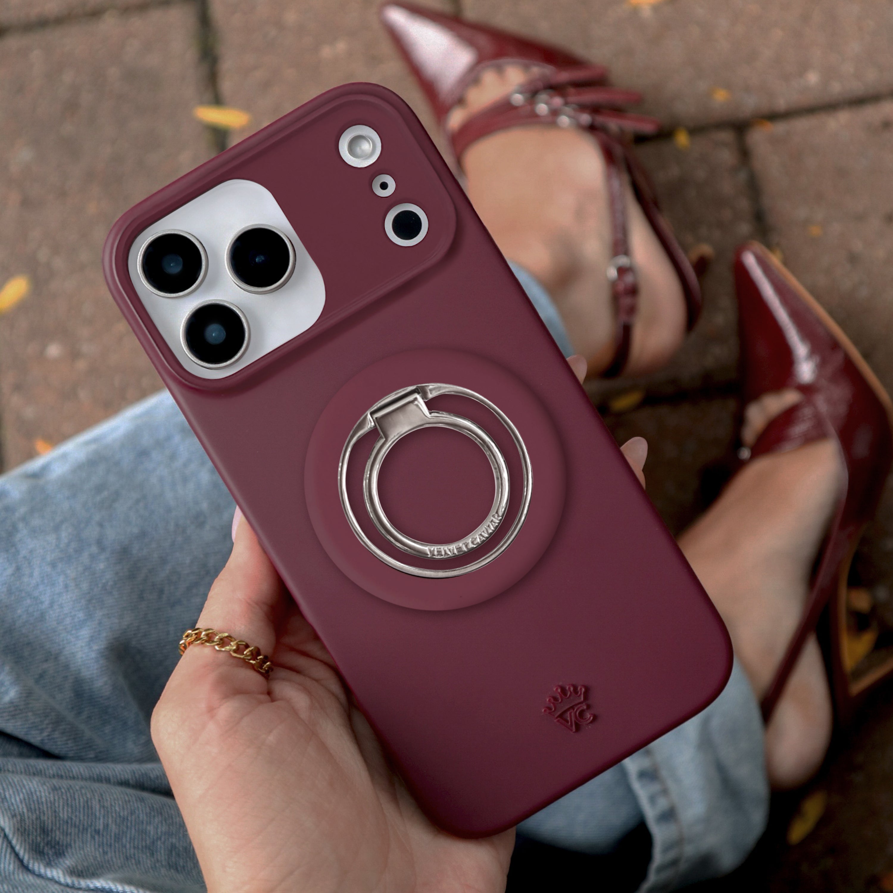 Burgundy 1990 MagSafe Grip Ring