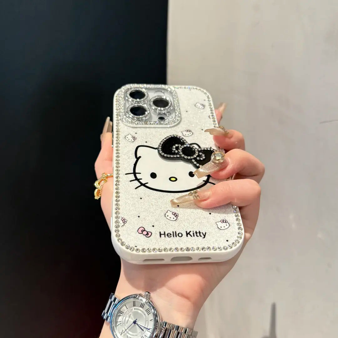 Flash Diamond Hello Kitty Phone Case