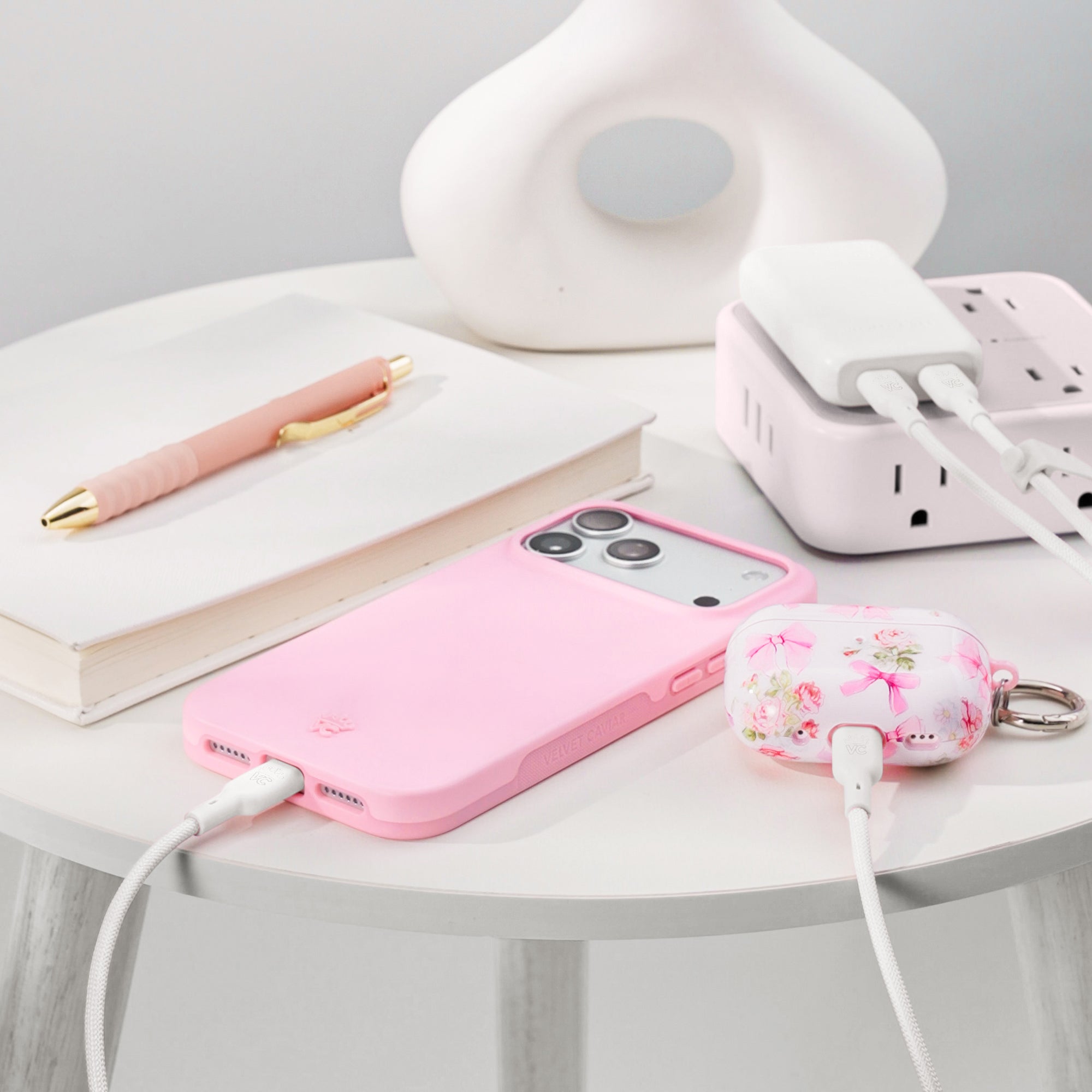 White Fast Charging Cable, 6ft USB-C