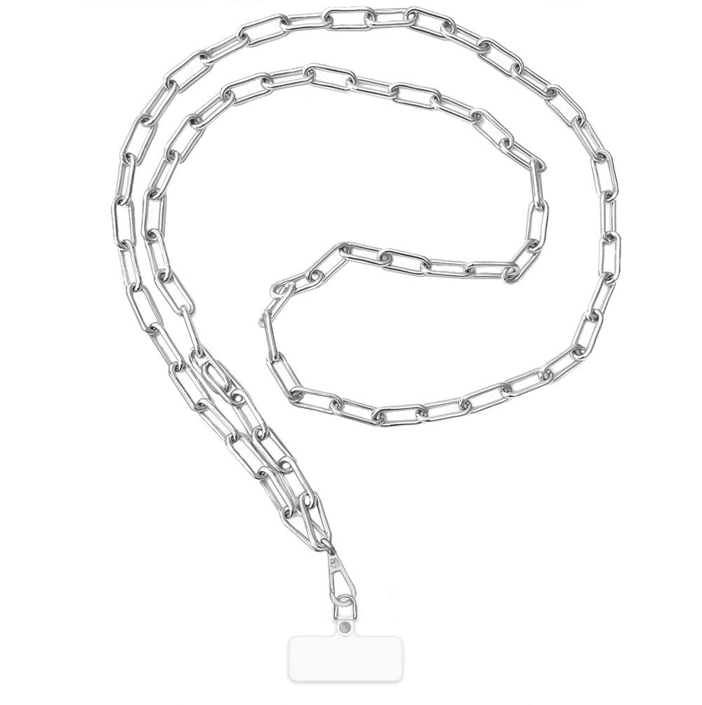 Silver Chain Phone Crossbody Strap