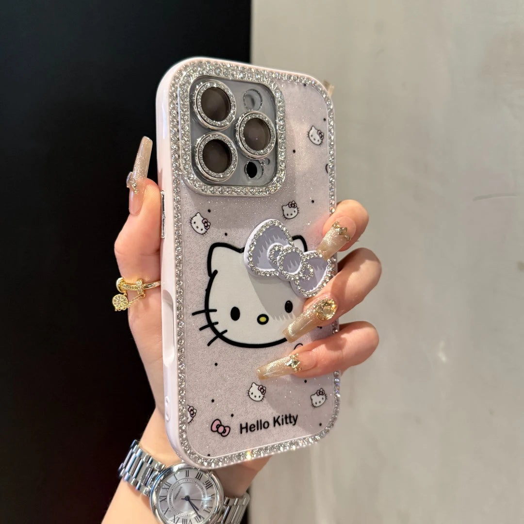 Flash Diamond Hello Kitty Phone Case