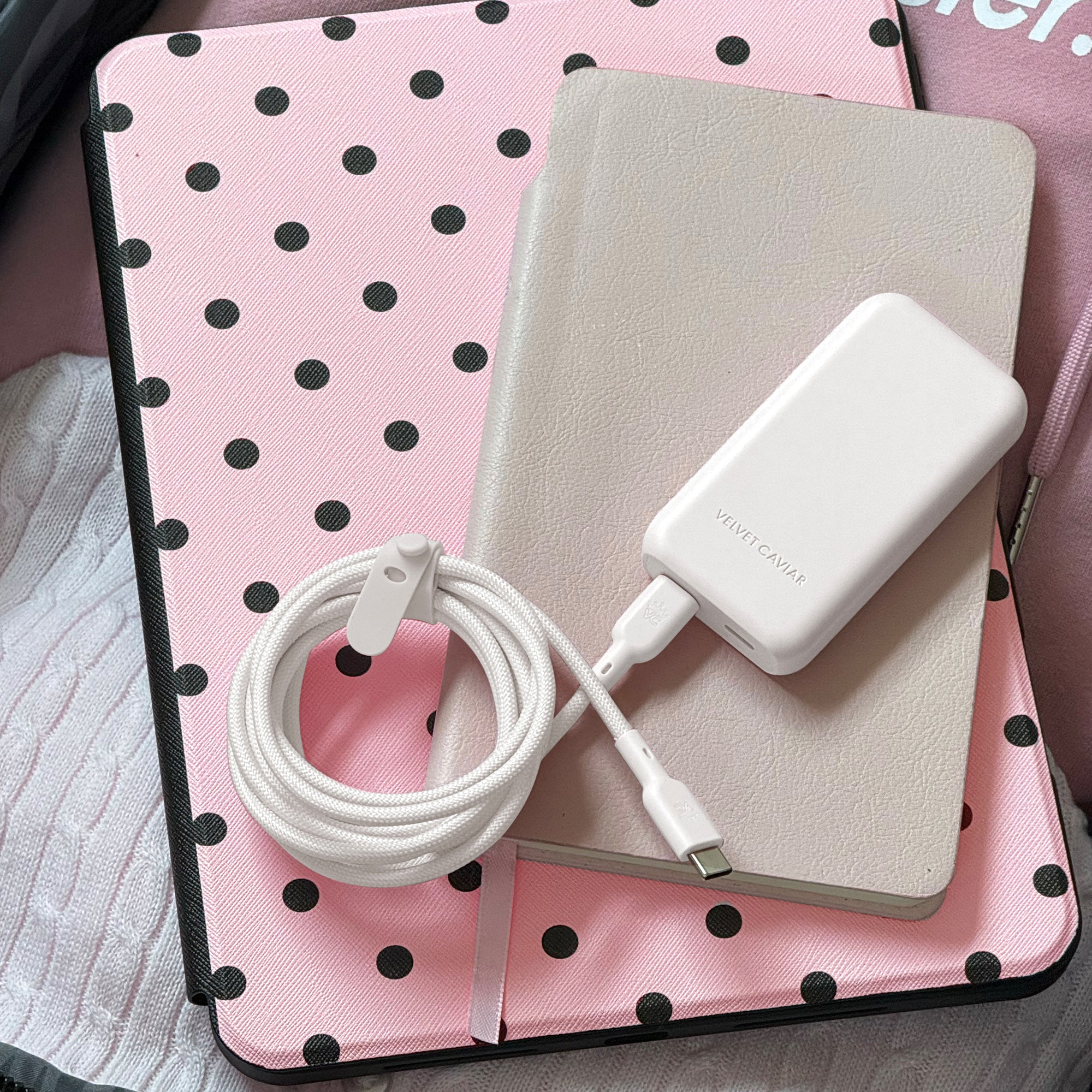 White Fast Charging Cable, 6ft USB-C