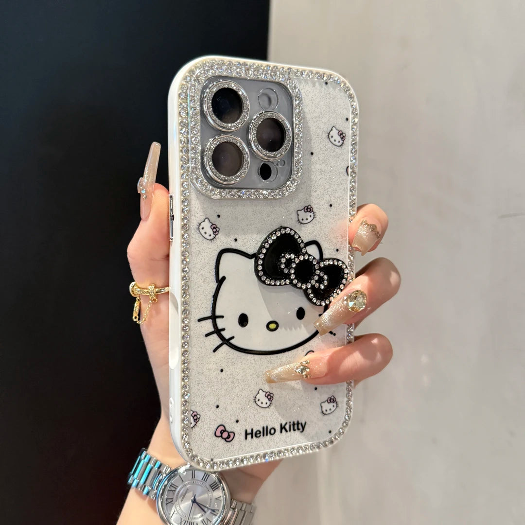 Flash Diamond Hello Kitty Phone Case