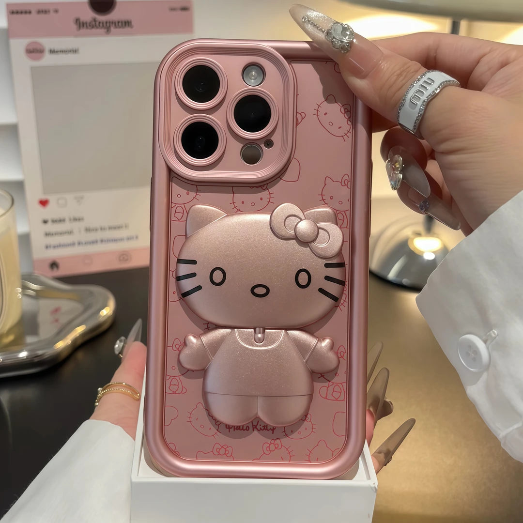 Hello Kitty Mirror Stand Phone Case