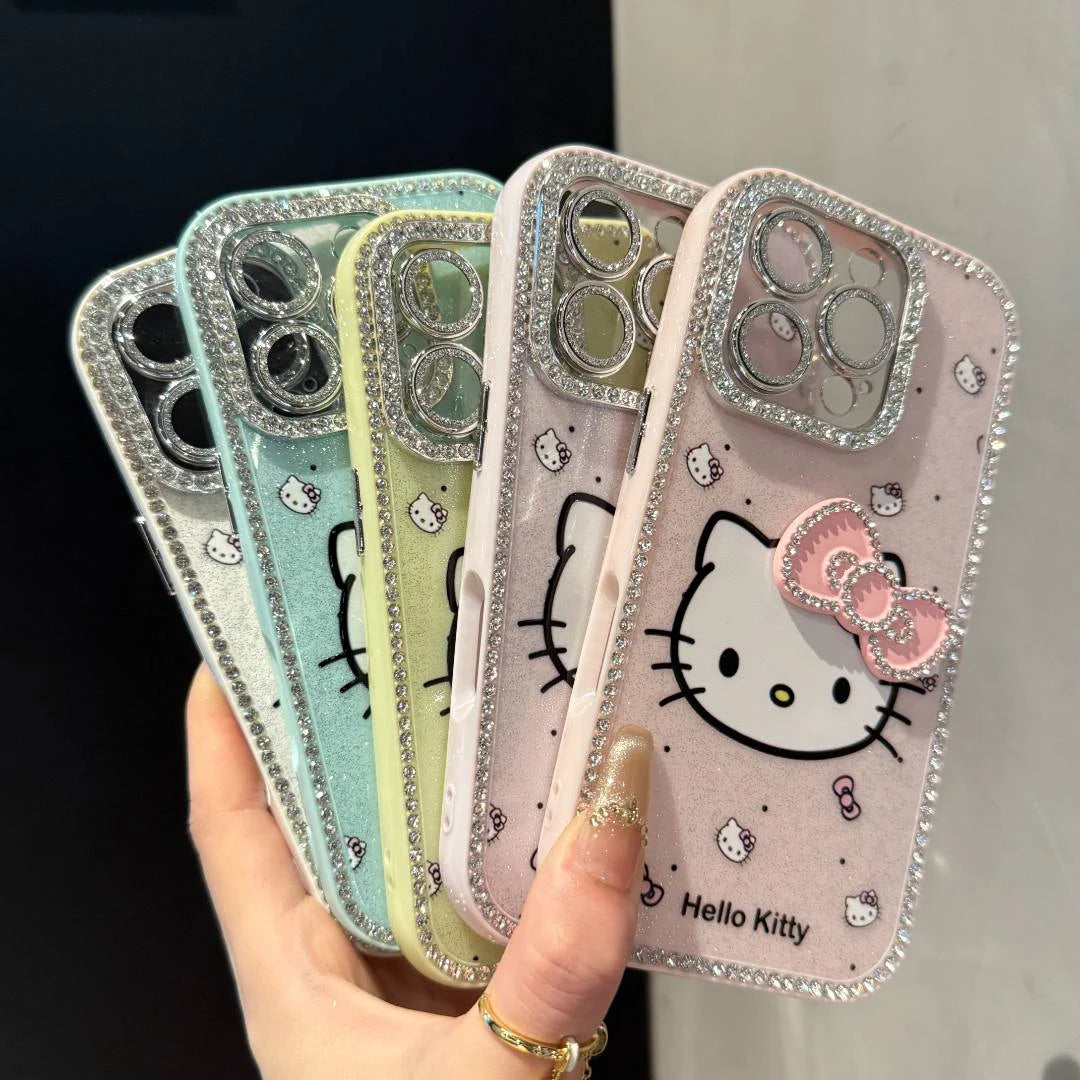 Flash Diamond Hello Kitty Phone Case