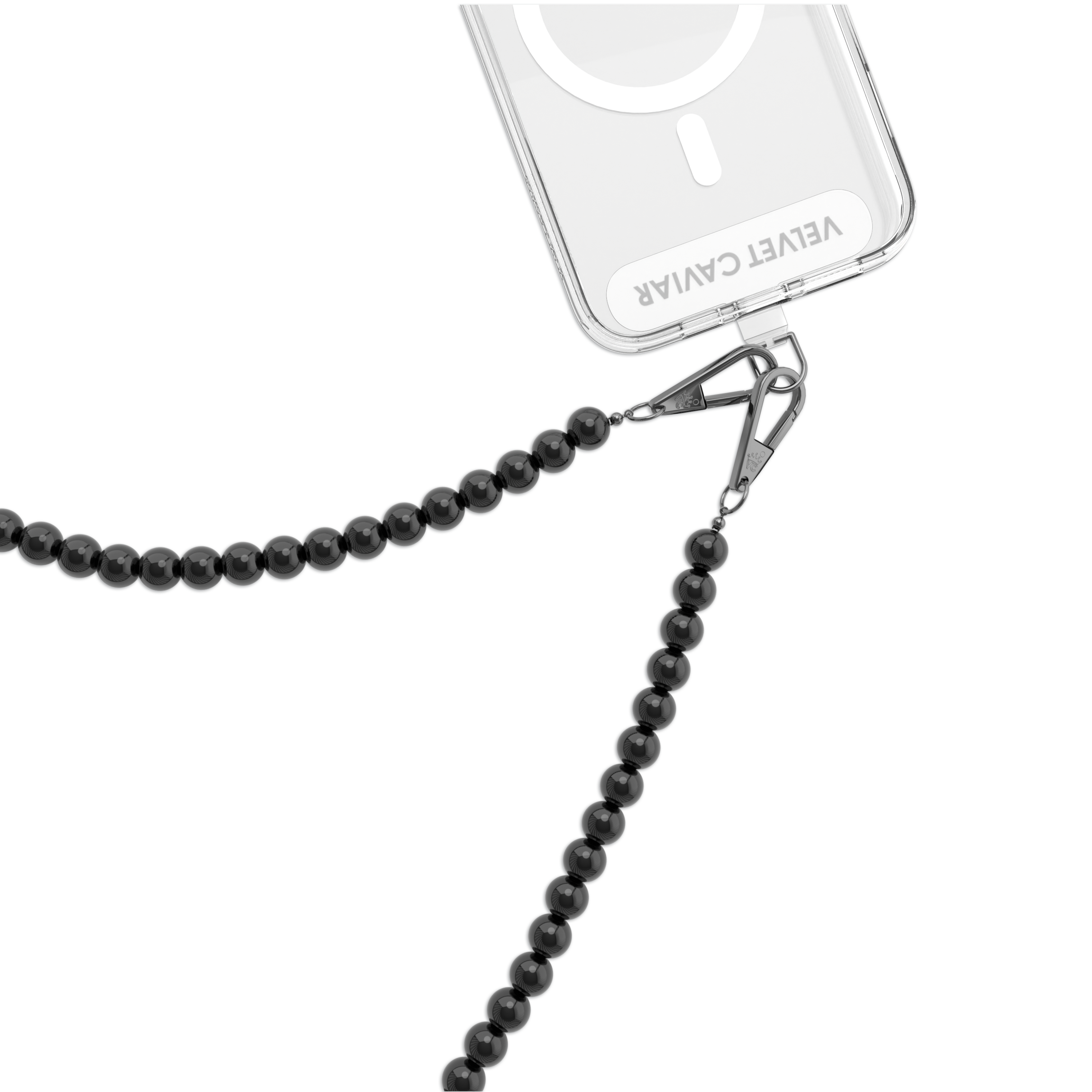 Black Pearl Phone Crossbody Strap