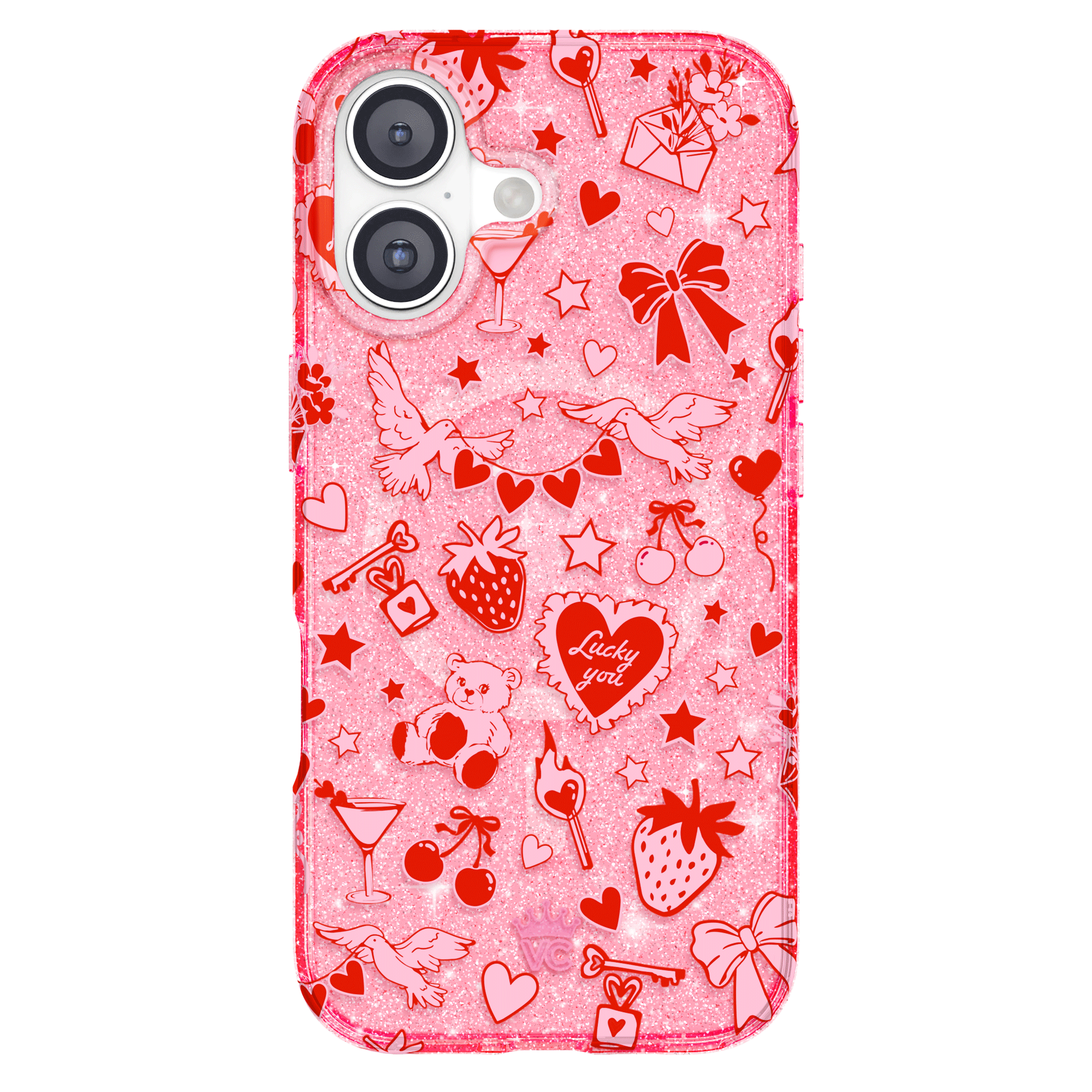 Be Mine Glitter iPhone Case