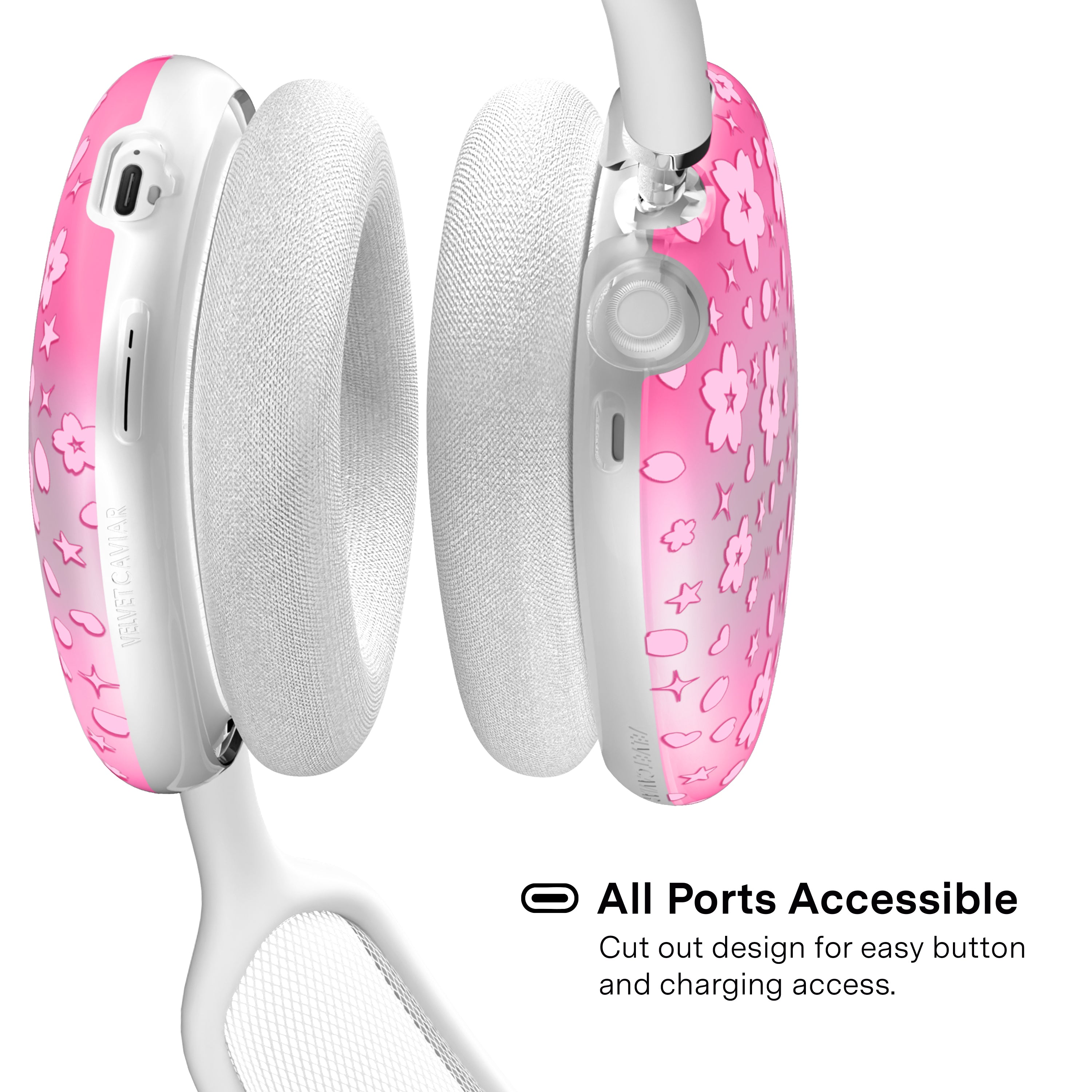 Pink Cherry Blossom AirPod Max Case