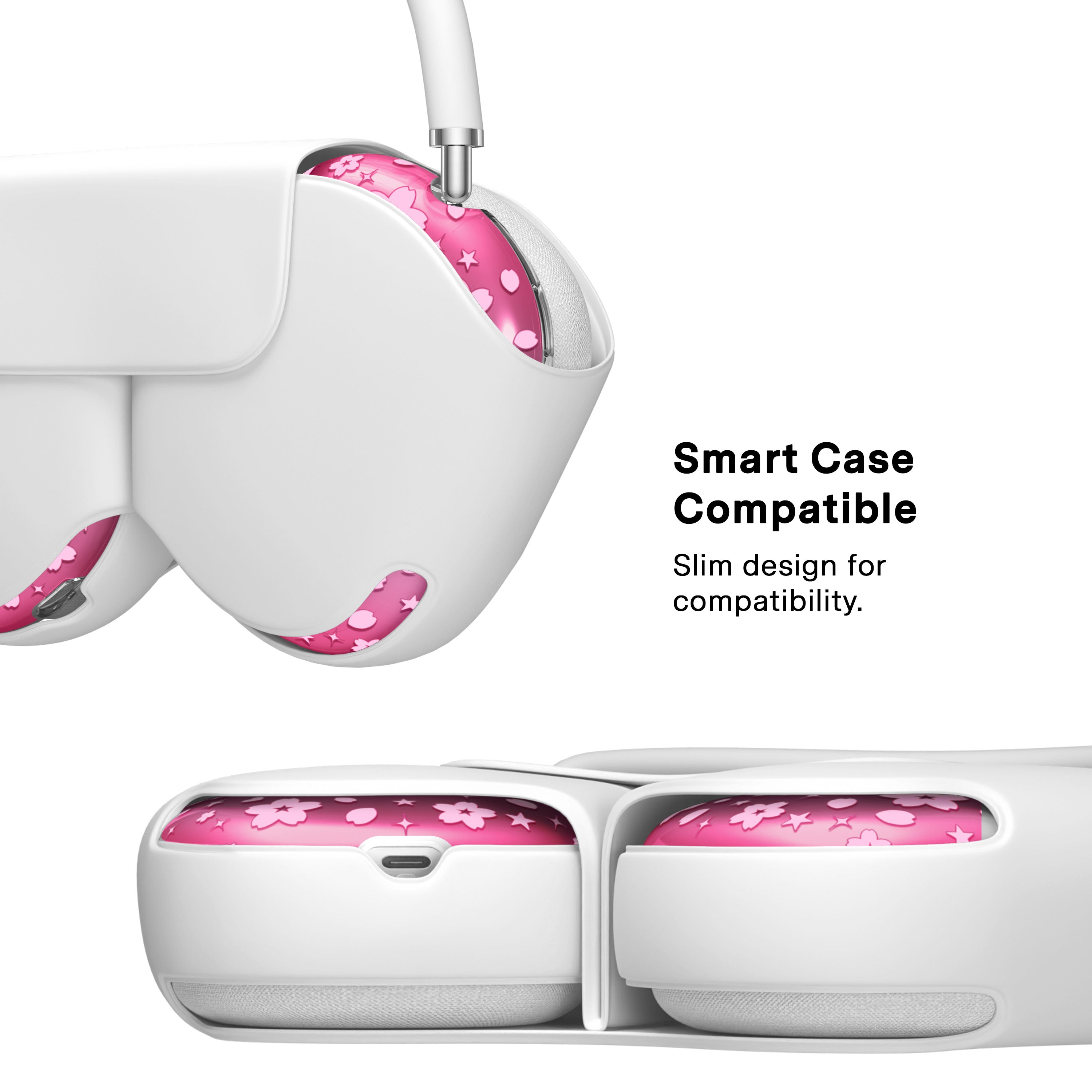 Pink Cherry Blossom AirPod Max Case