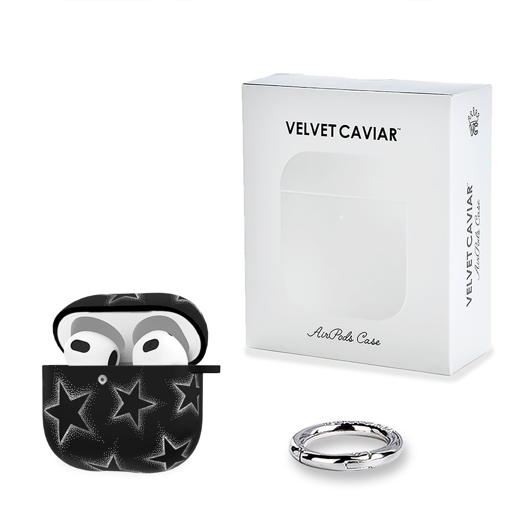 Chrome Stars AirPod Case