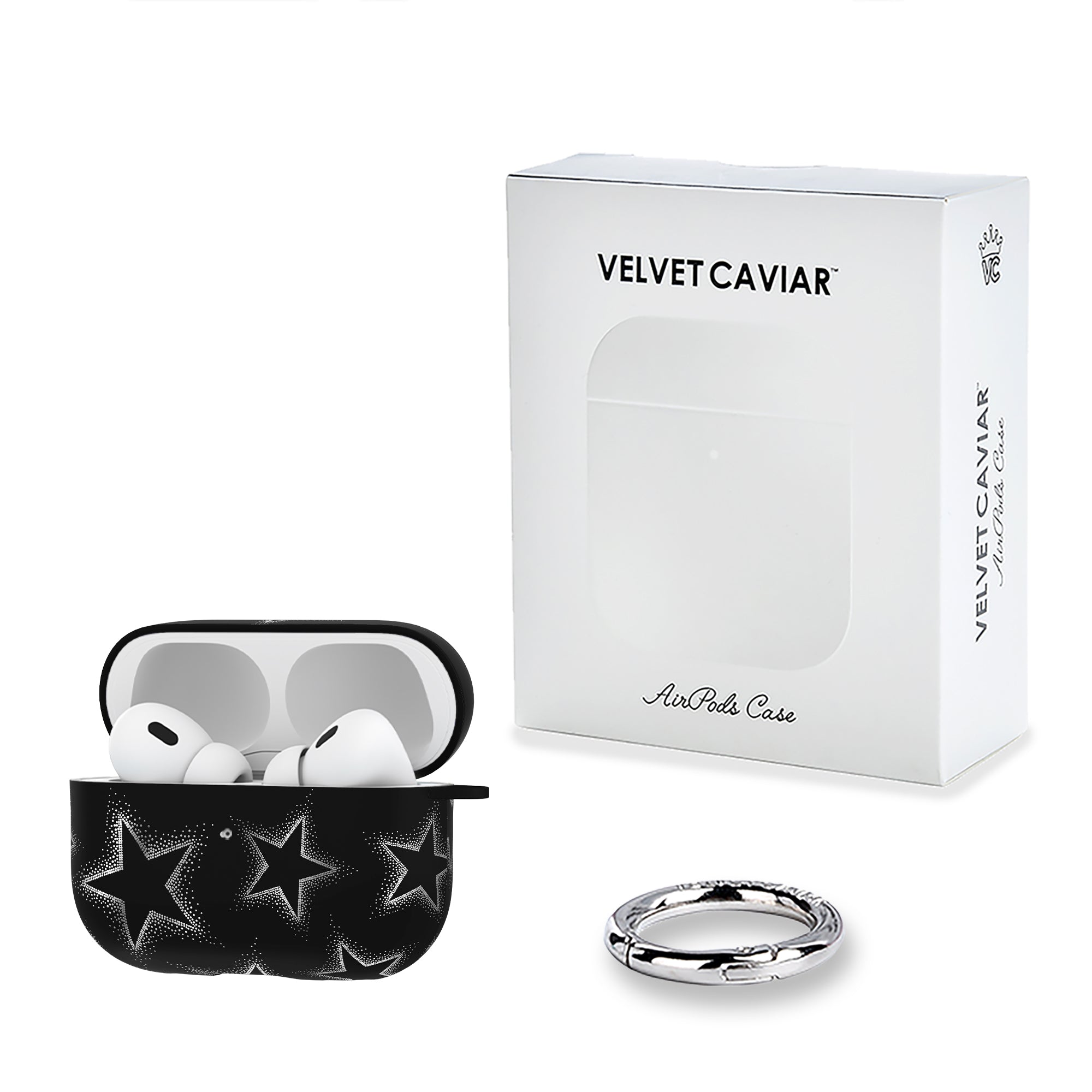 Chrome Stars AirPod Case