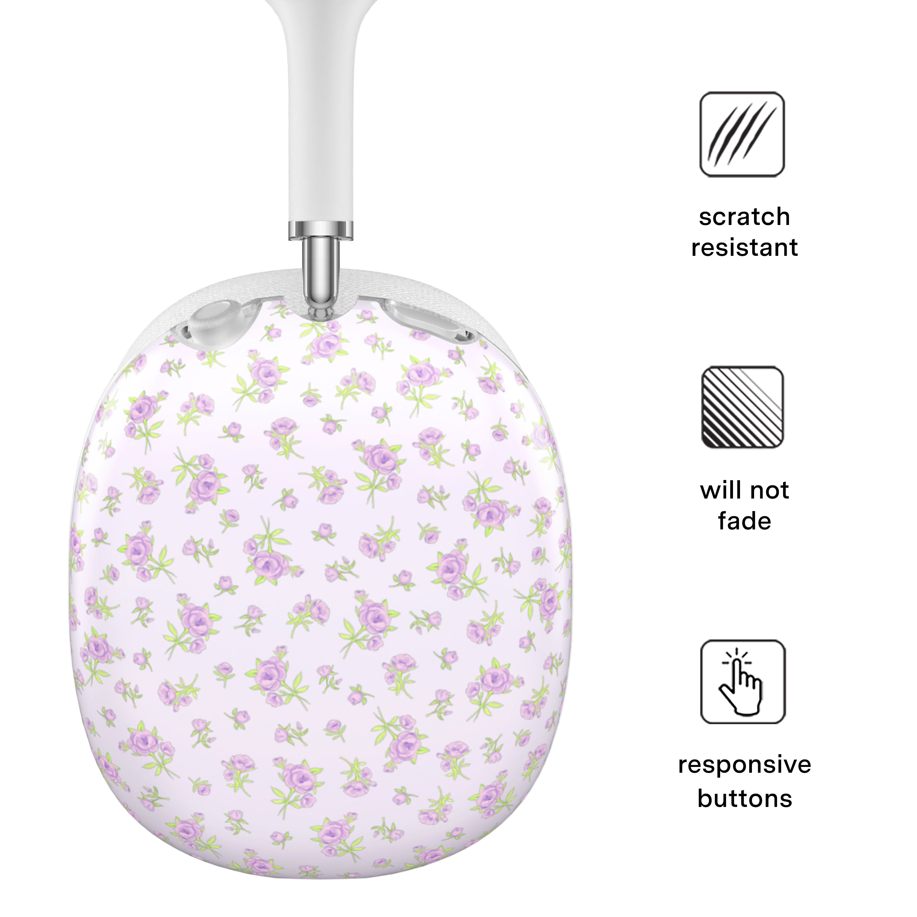 Dainty Lilac Floral AirPod Max Case