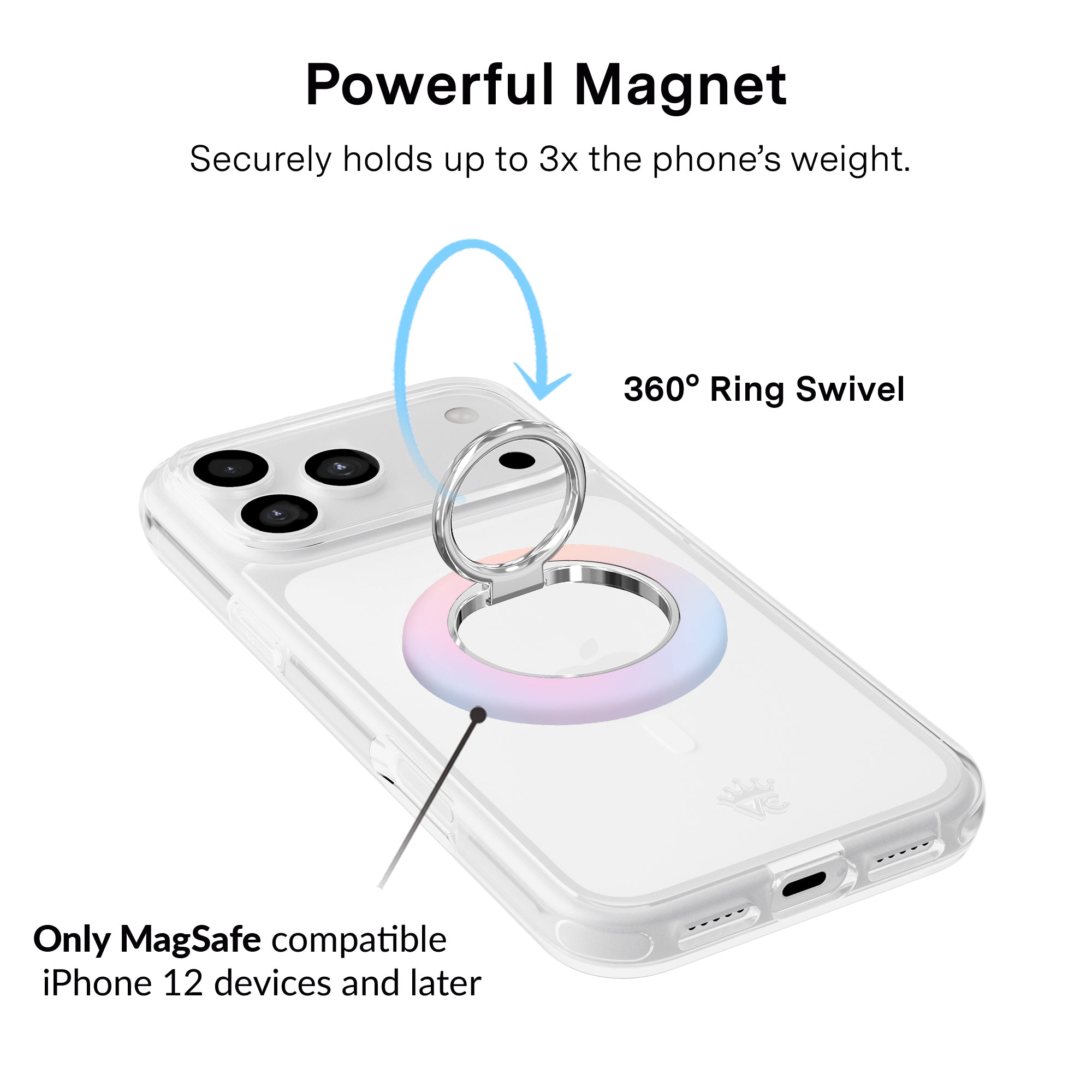 Jelly Glow Aura MagSafe Grip Ring