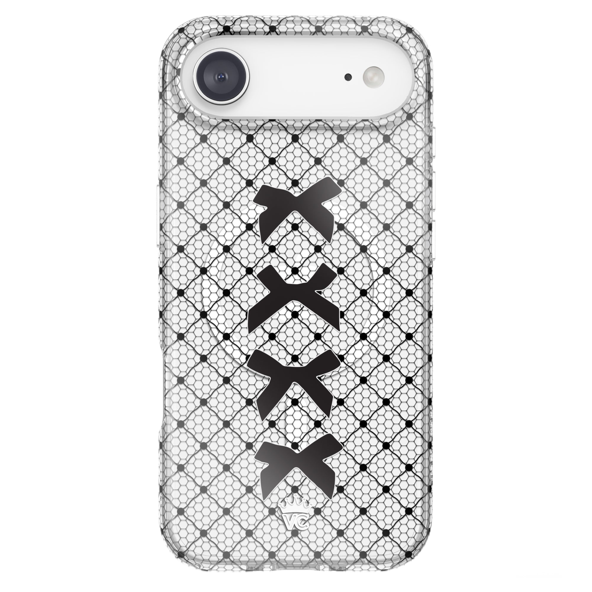 Lacy Black Bows iPhone Case