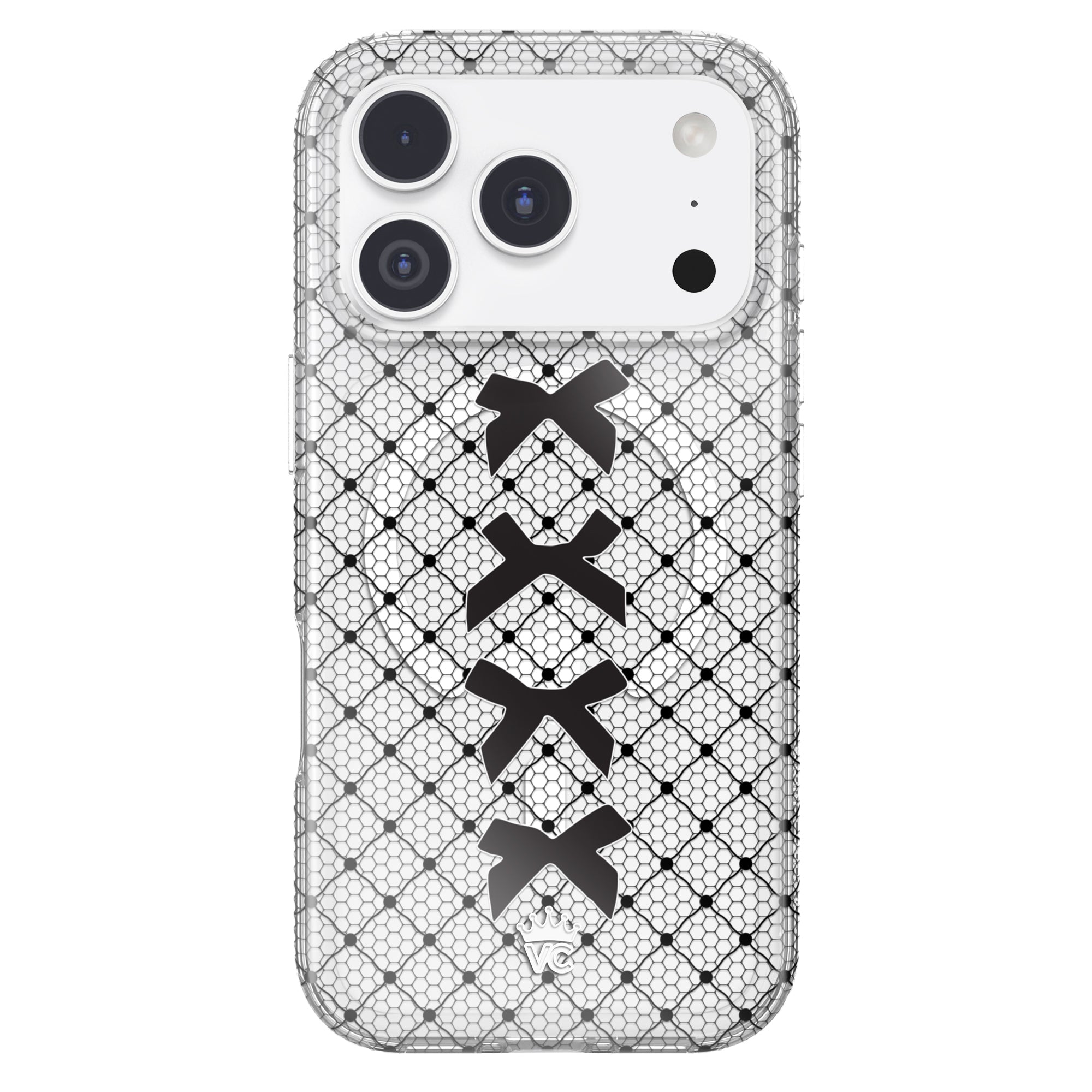 Lacy Black Bows iPhone Case
