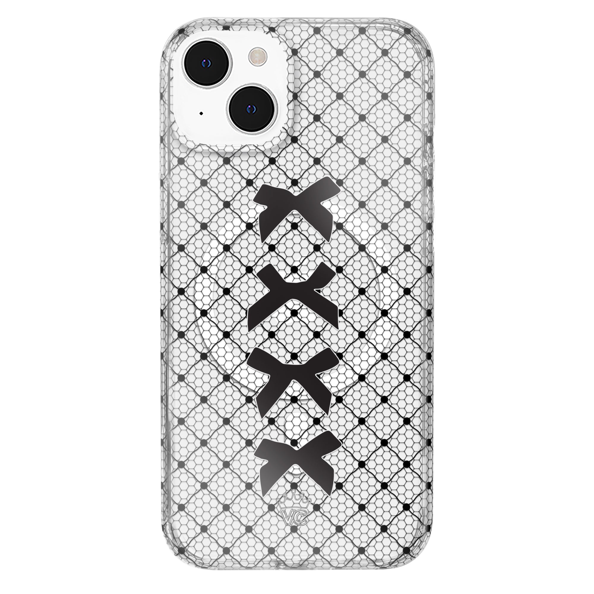 Lacy Black Bows iPhone Case