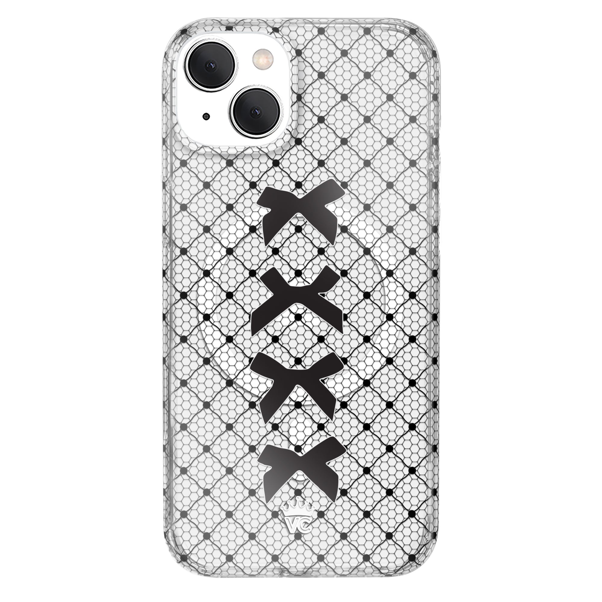 Lacy Black Bows iPhone Case