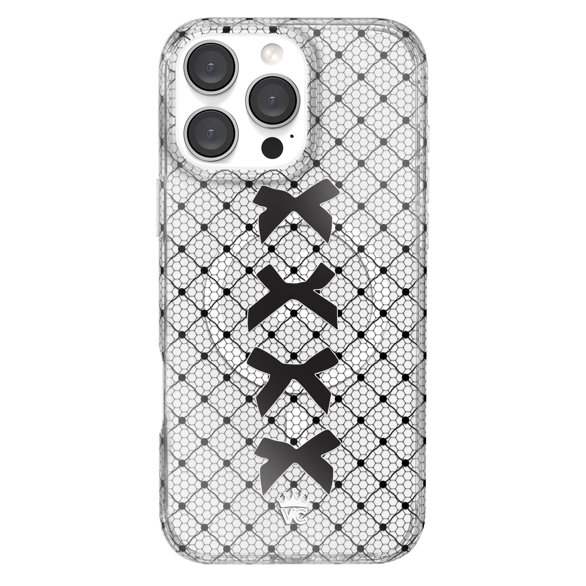 Lacy Black Bows iPhone Case