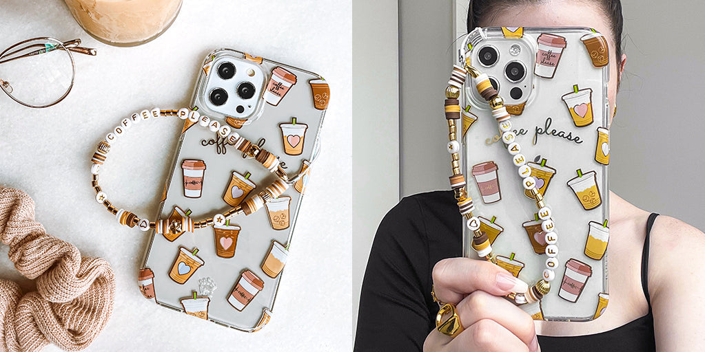 Coffee Please Phone Charm