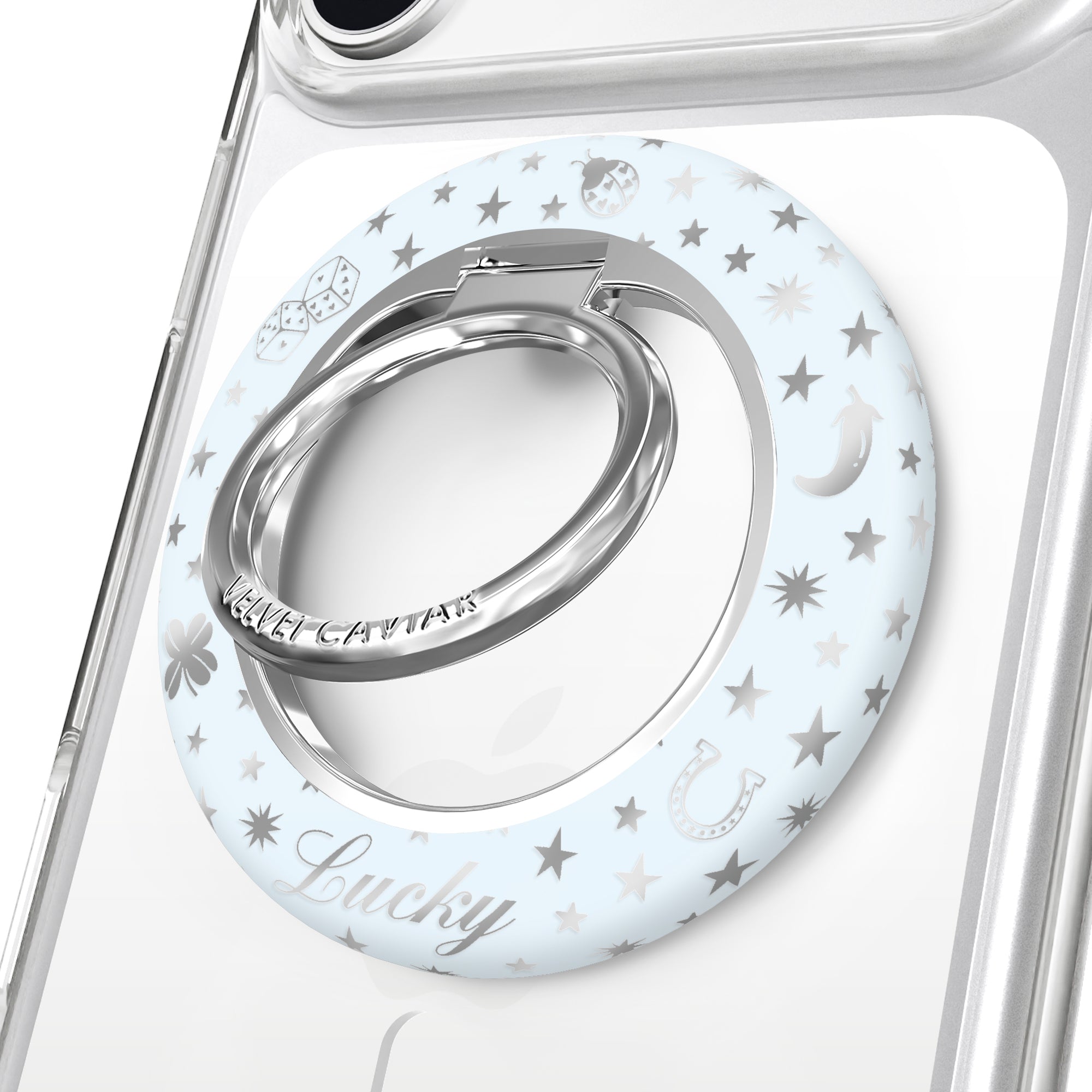 Lucky Girl Holo MagSafe Grip Ring