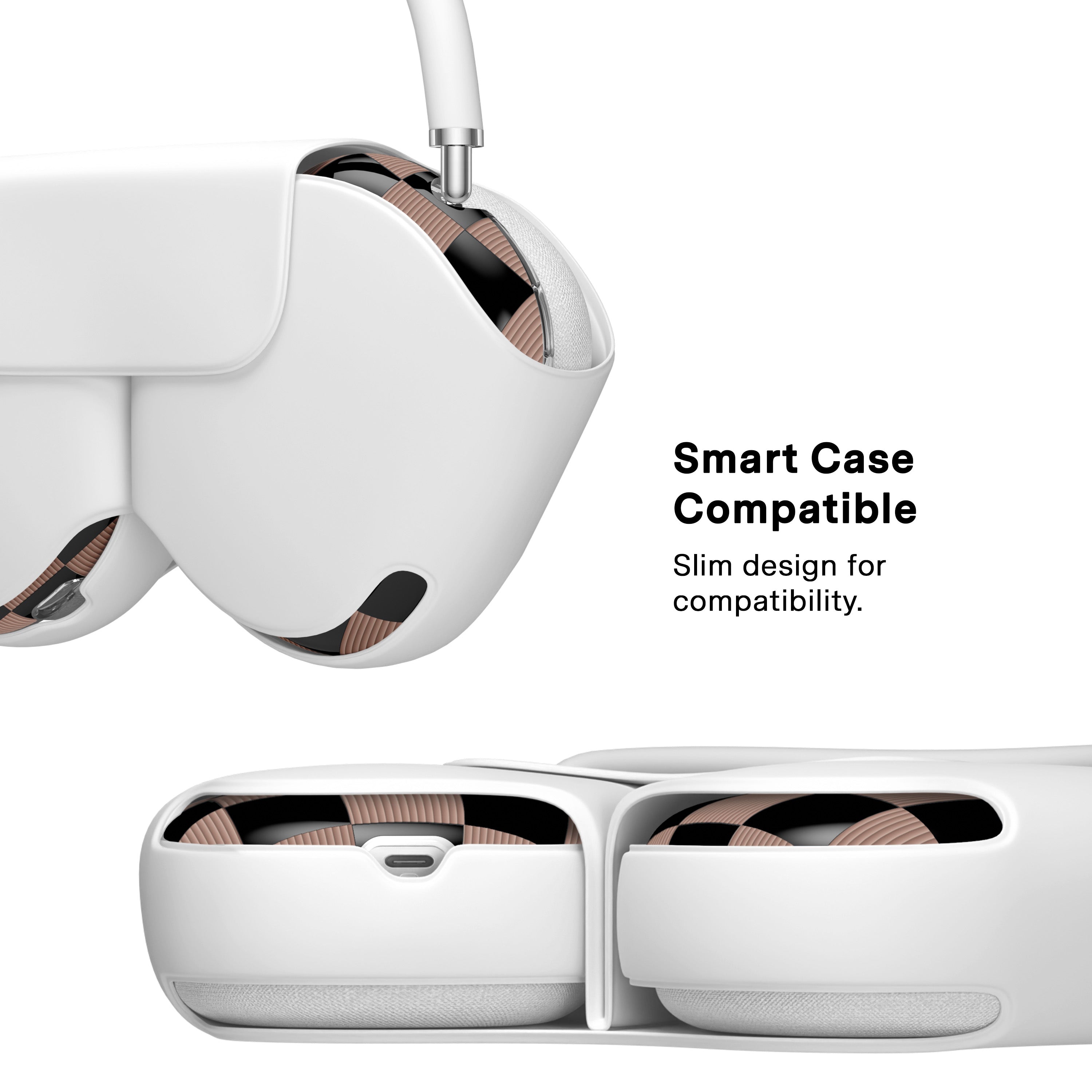 Mocha Vibe Checkered AirPod Max Case