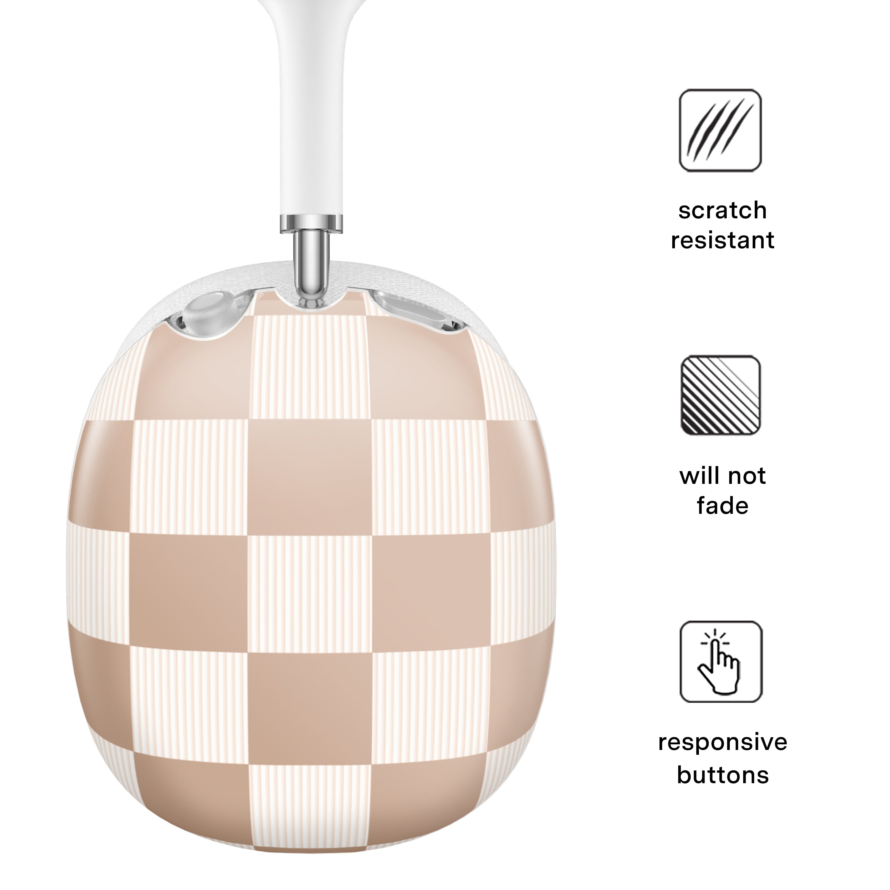 Nude Vibe Checker AirPod Max Case