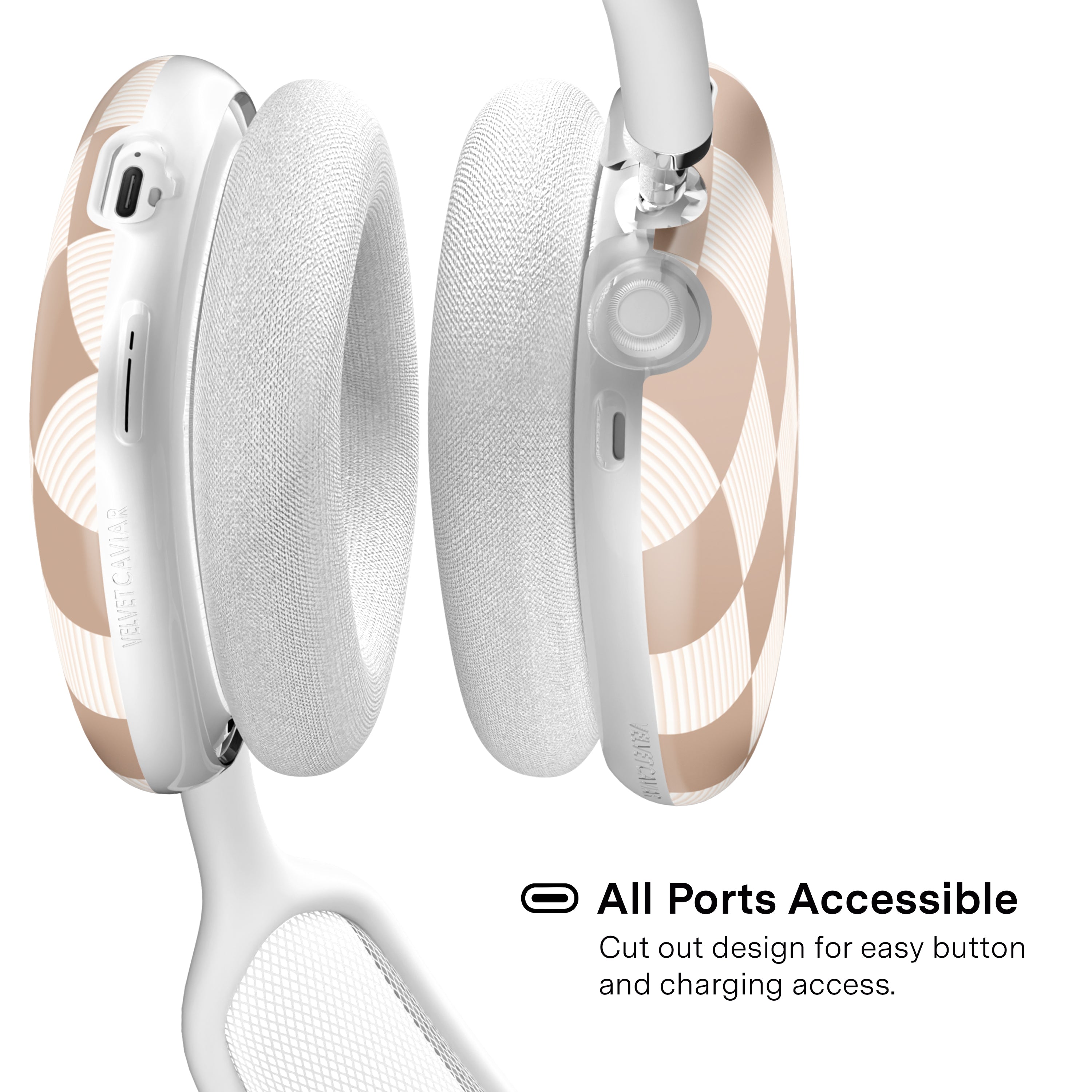 Nude Vibe Checker AirPod Max Case
