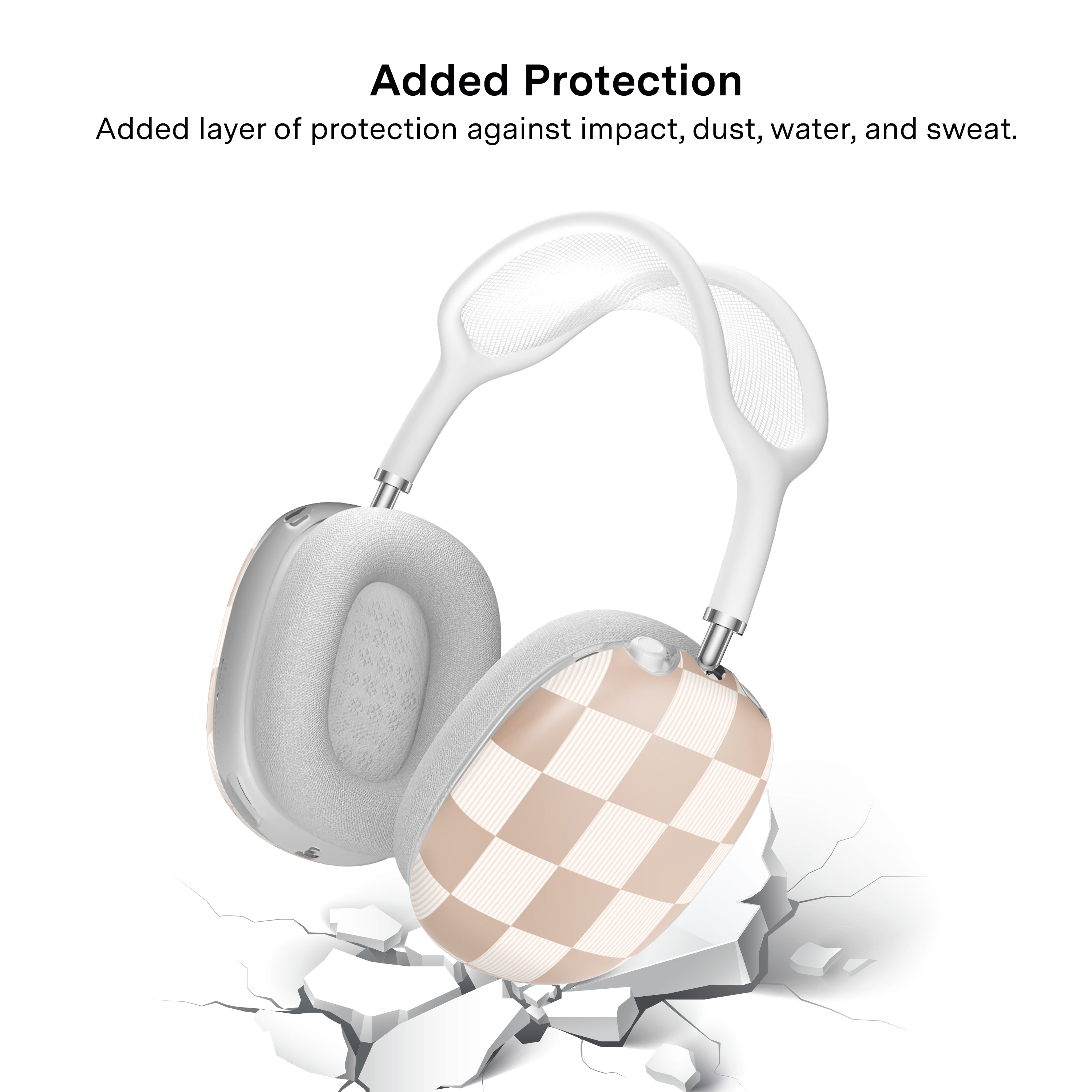 Nude Vibe Checker AirPod Max Case