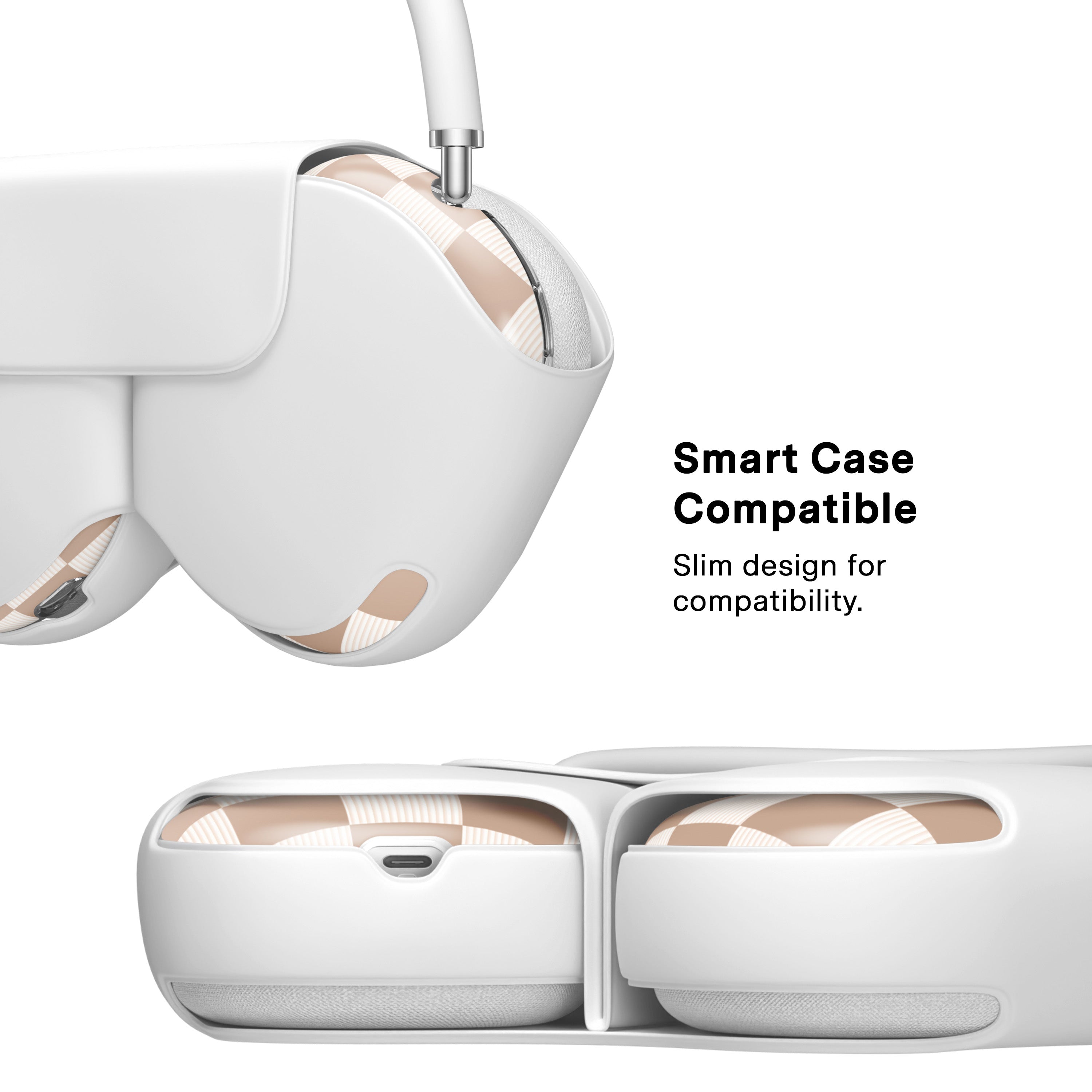 Nude Vibe Checker AirPod Max Case