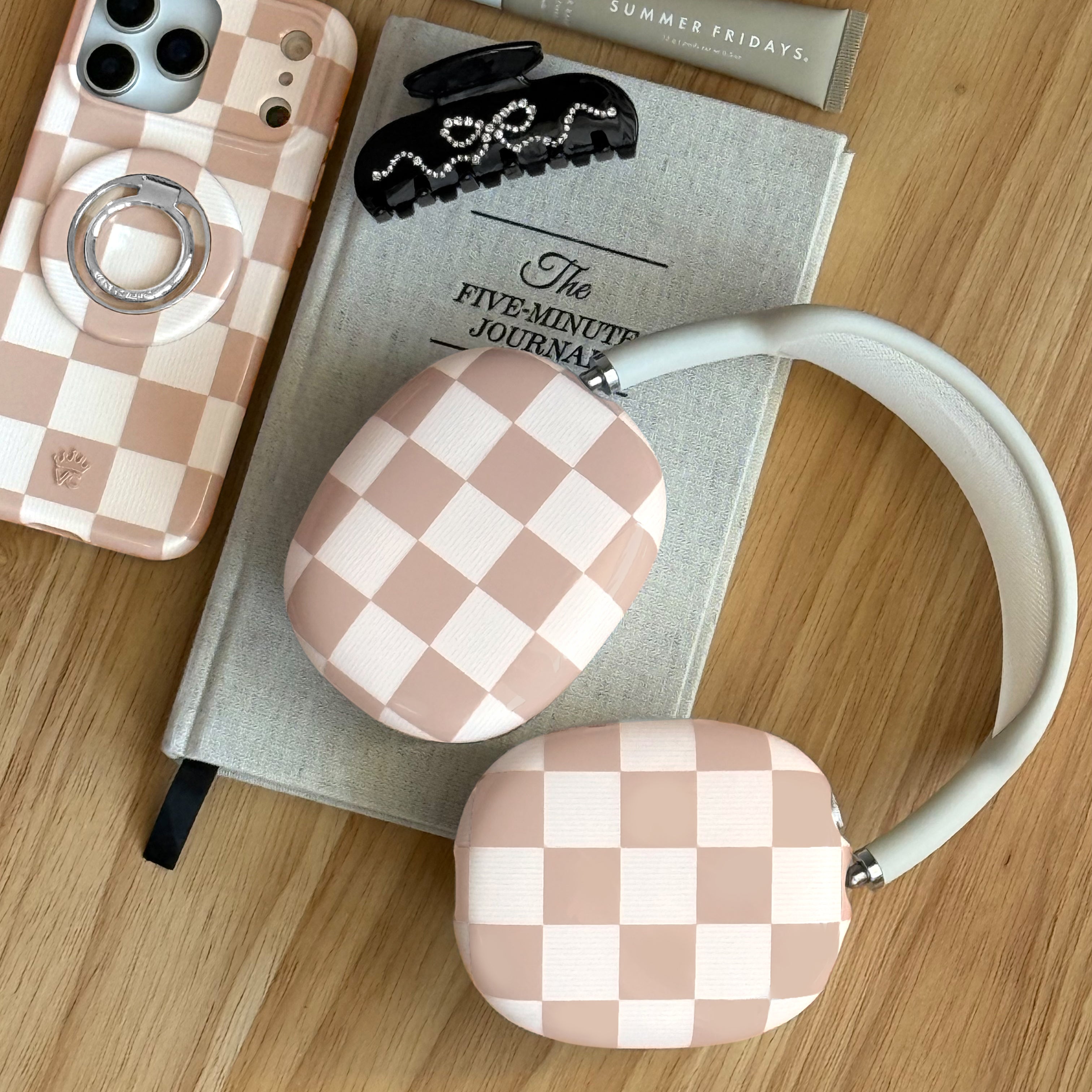 Nude Vibe Checker AirPod Max Case