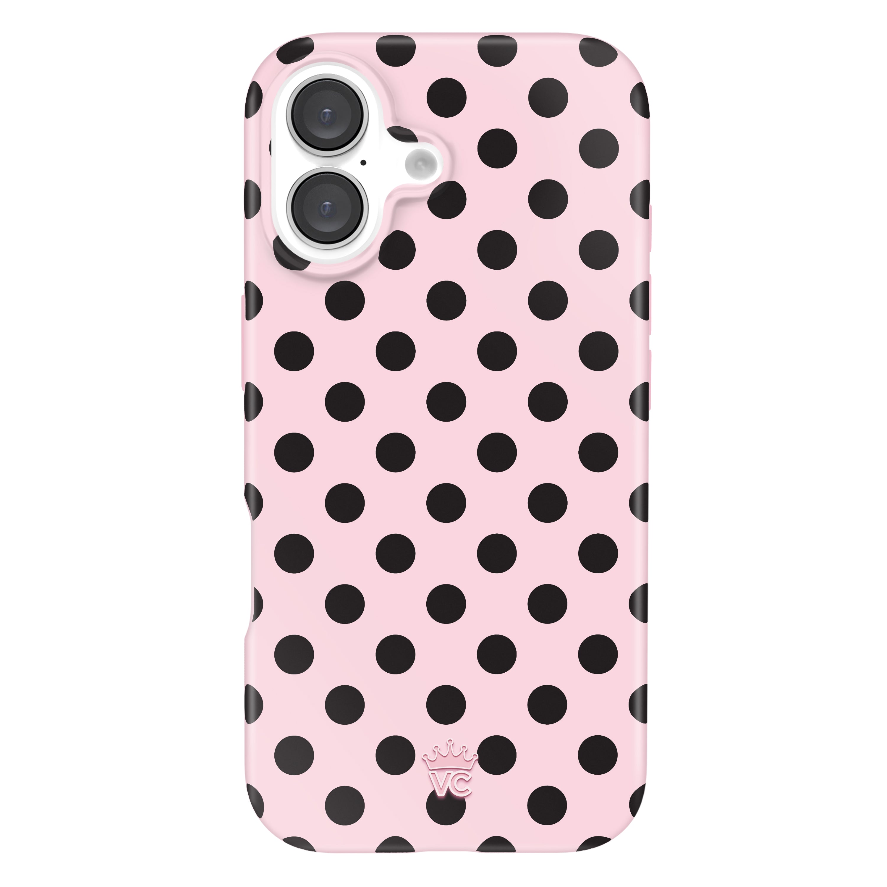 Princess Pink Polka Dot iPhone Case