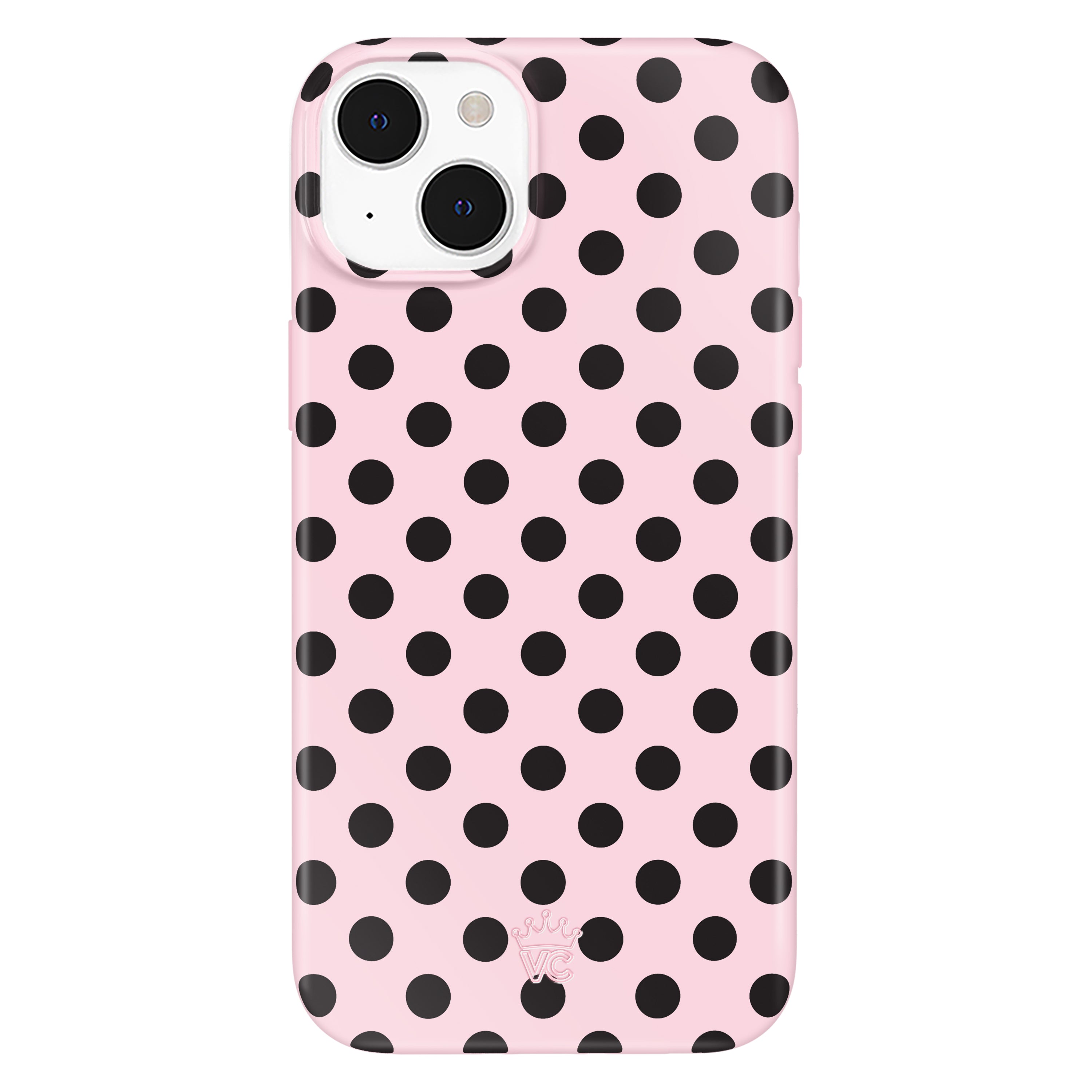 Princess Pink Polka Dot iPhone Case
