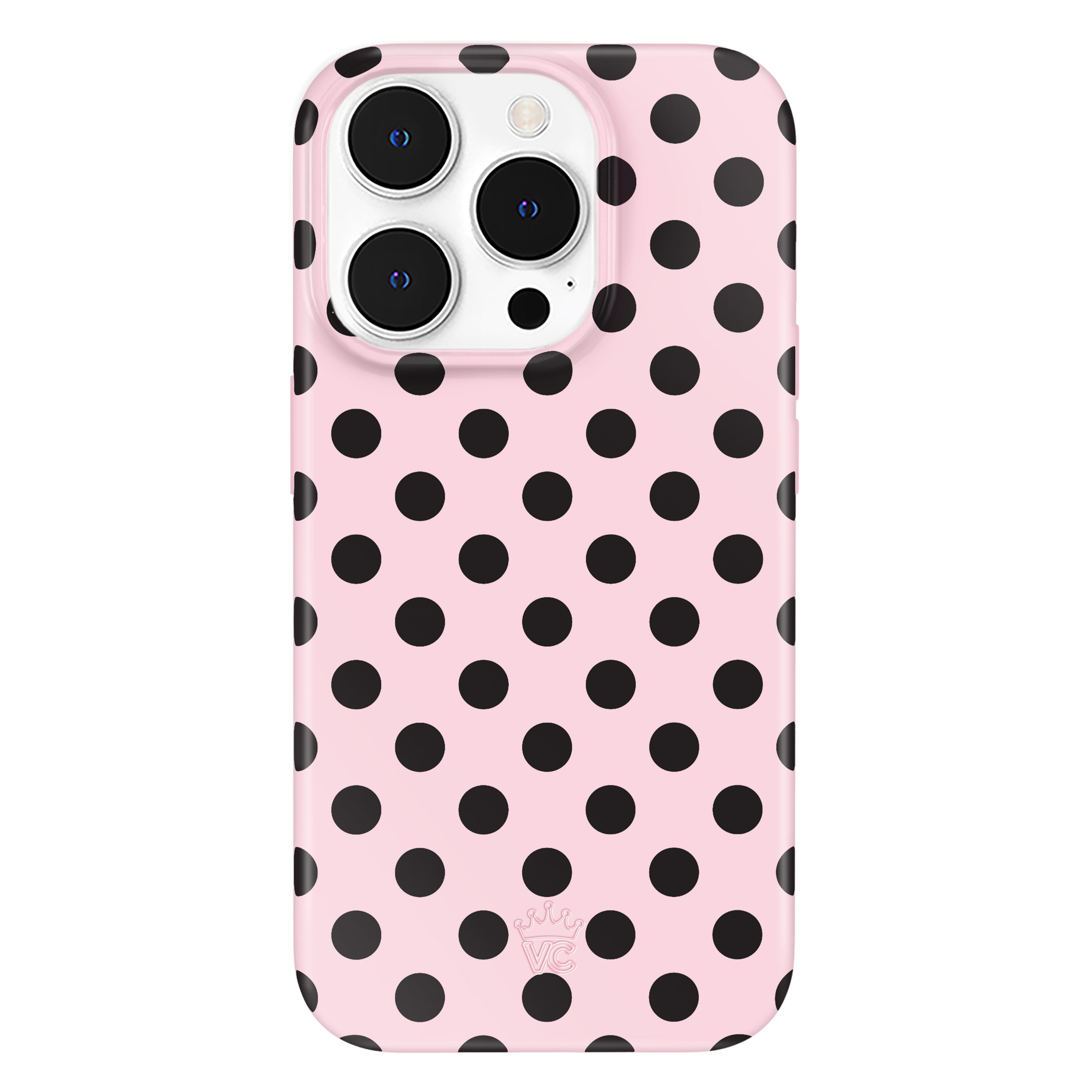 Princess Pink Polka Dot iPhone Case