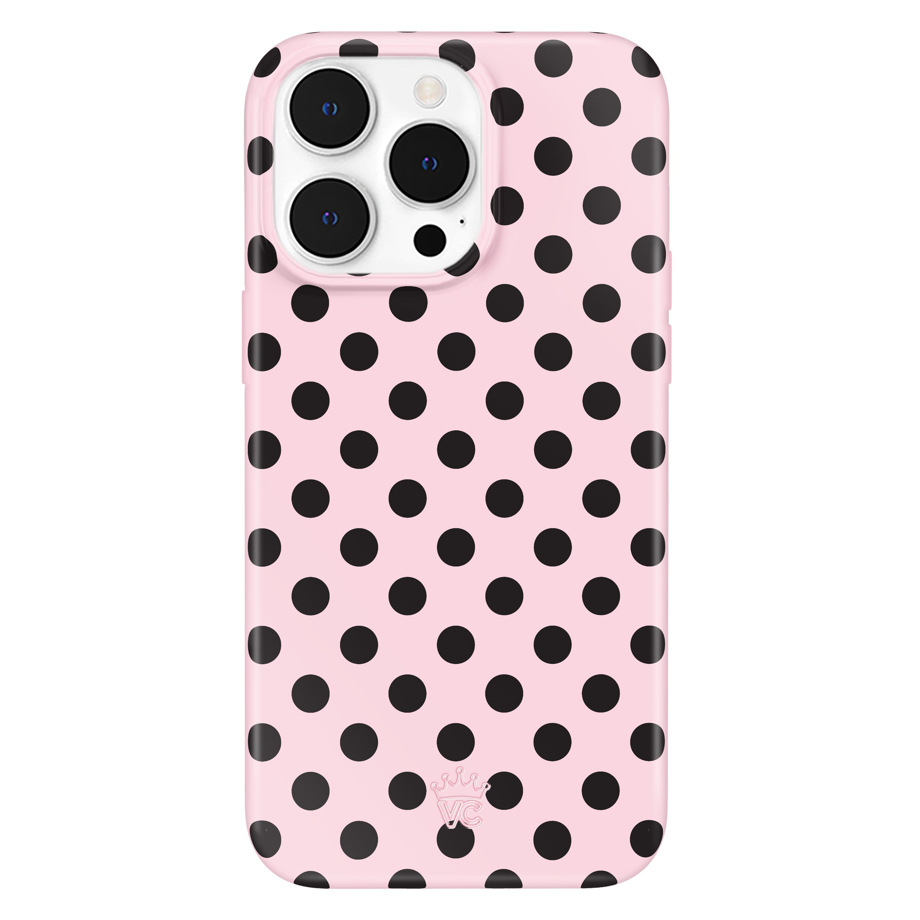 Princess Pink Polka Dot iPhone Case