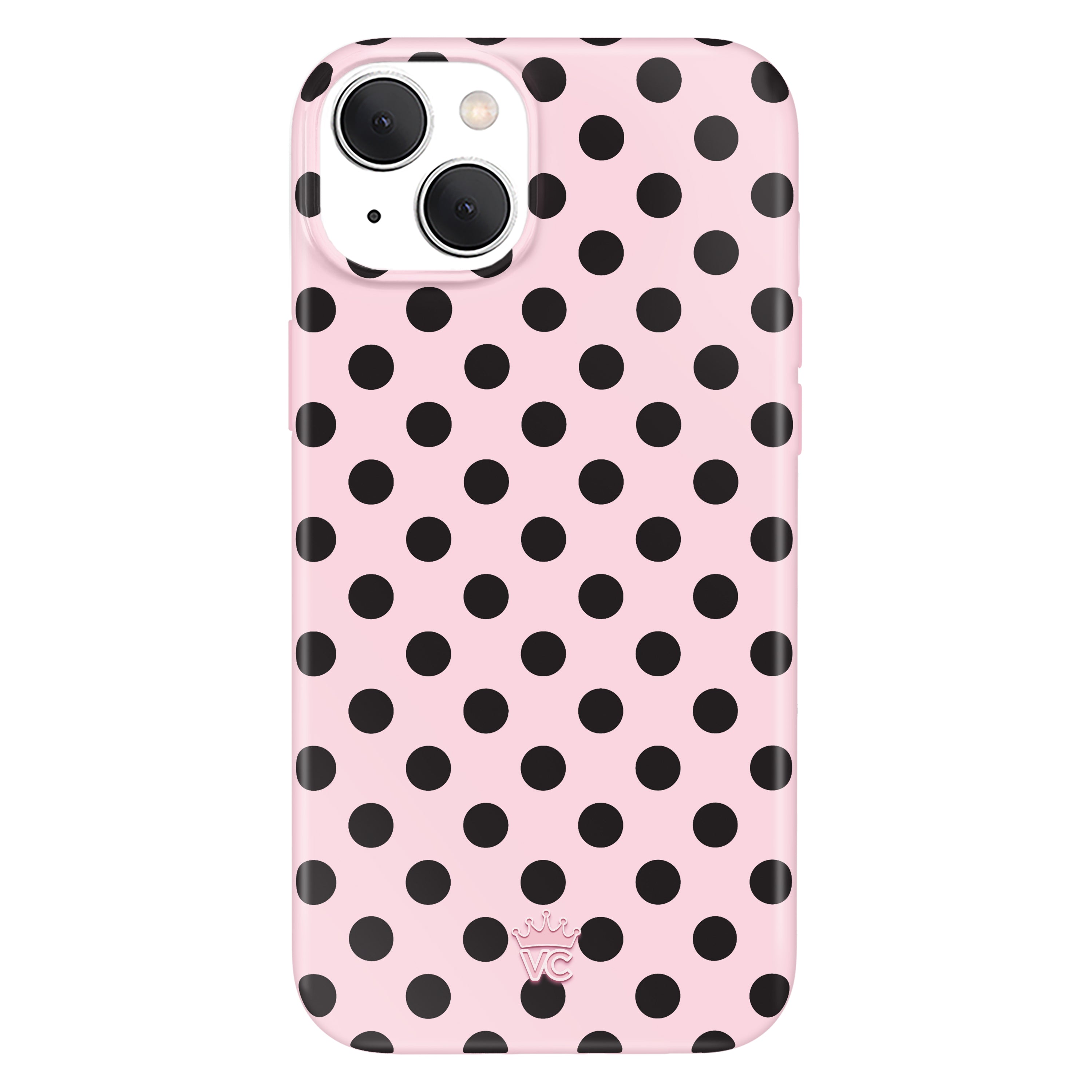 Princess Pink Polka Dot iPhone Case