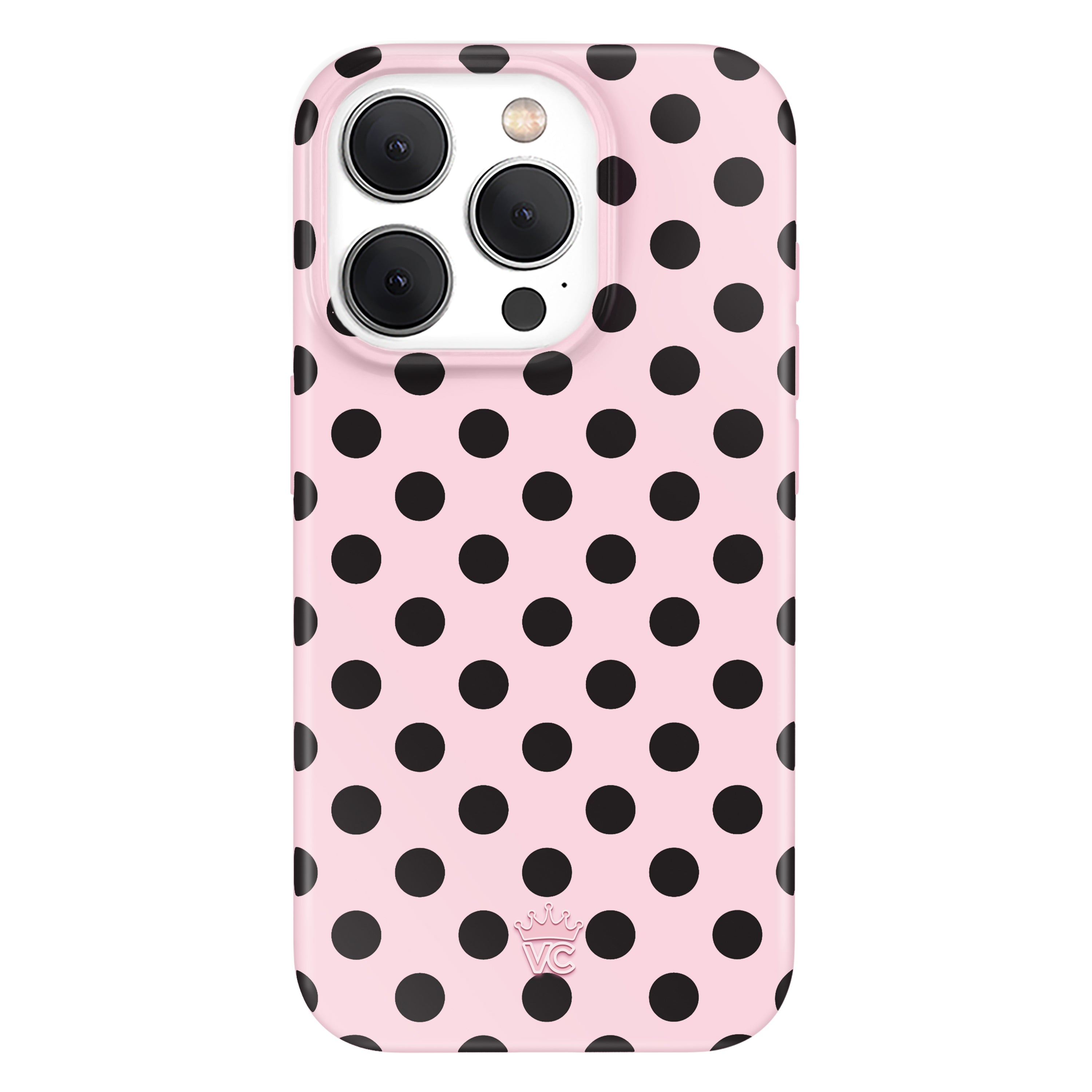 Princess Pink Polka Dot iPhone Case