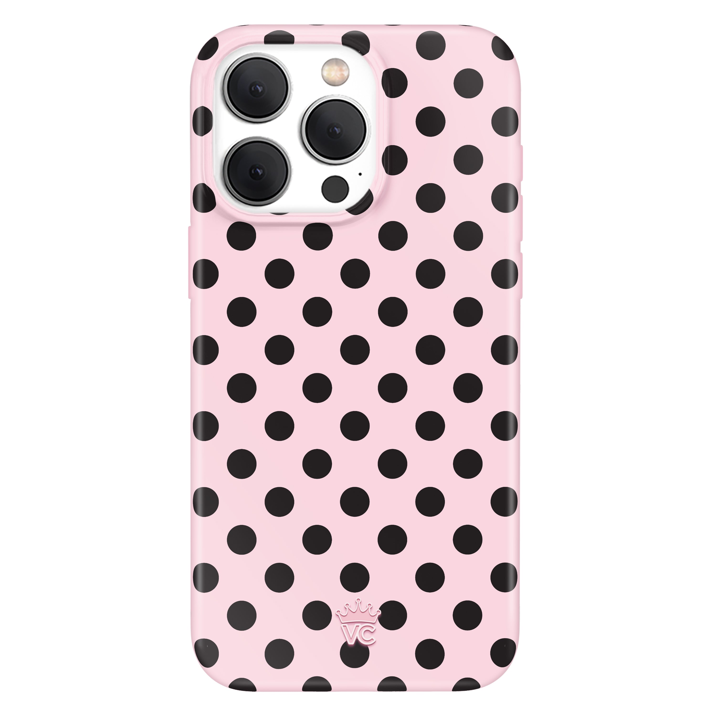 Princess Pink Polka Dot iPhone Case