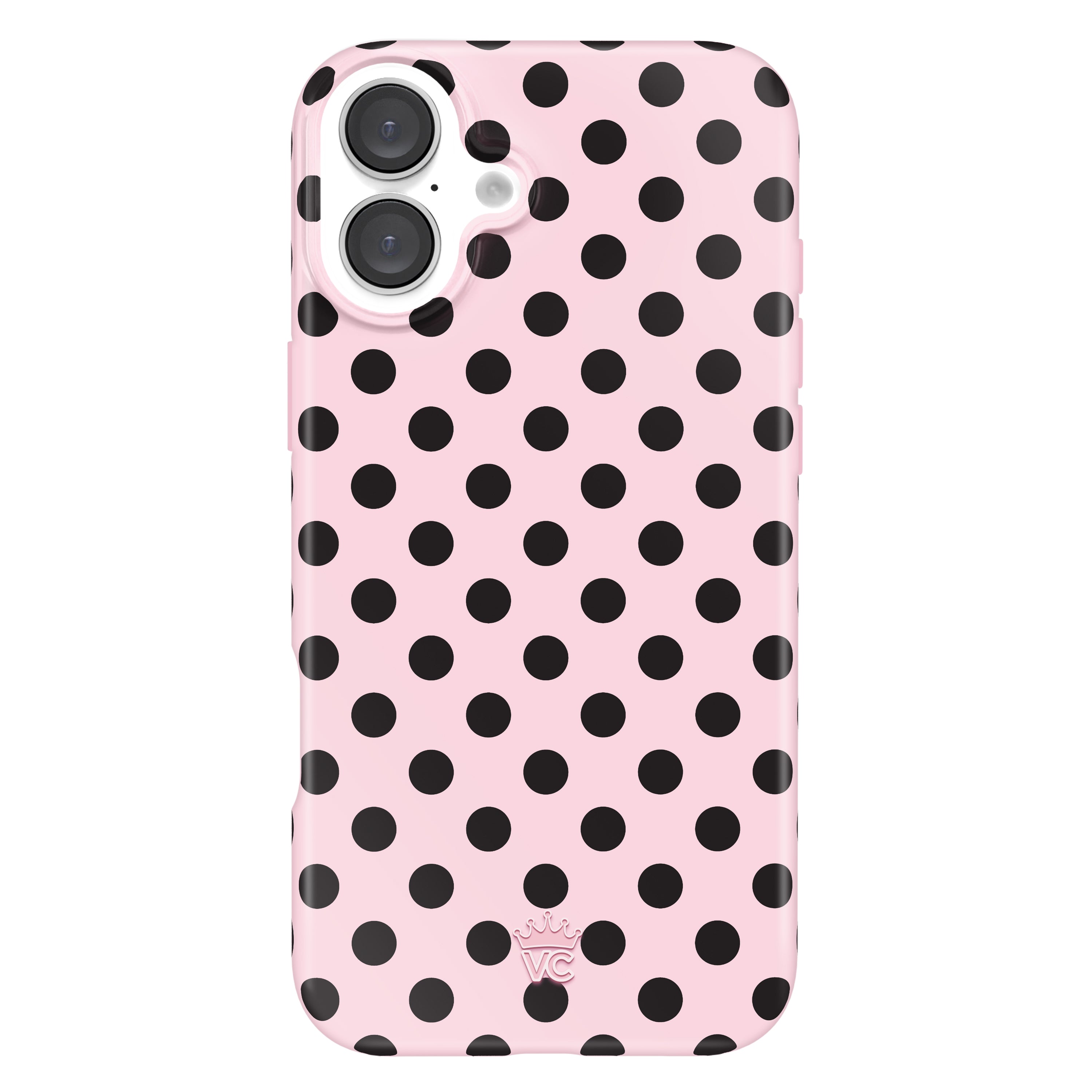 Princess Pink Polka Dot iPhone Case