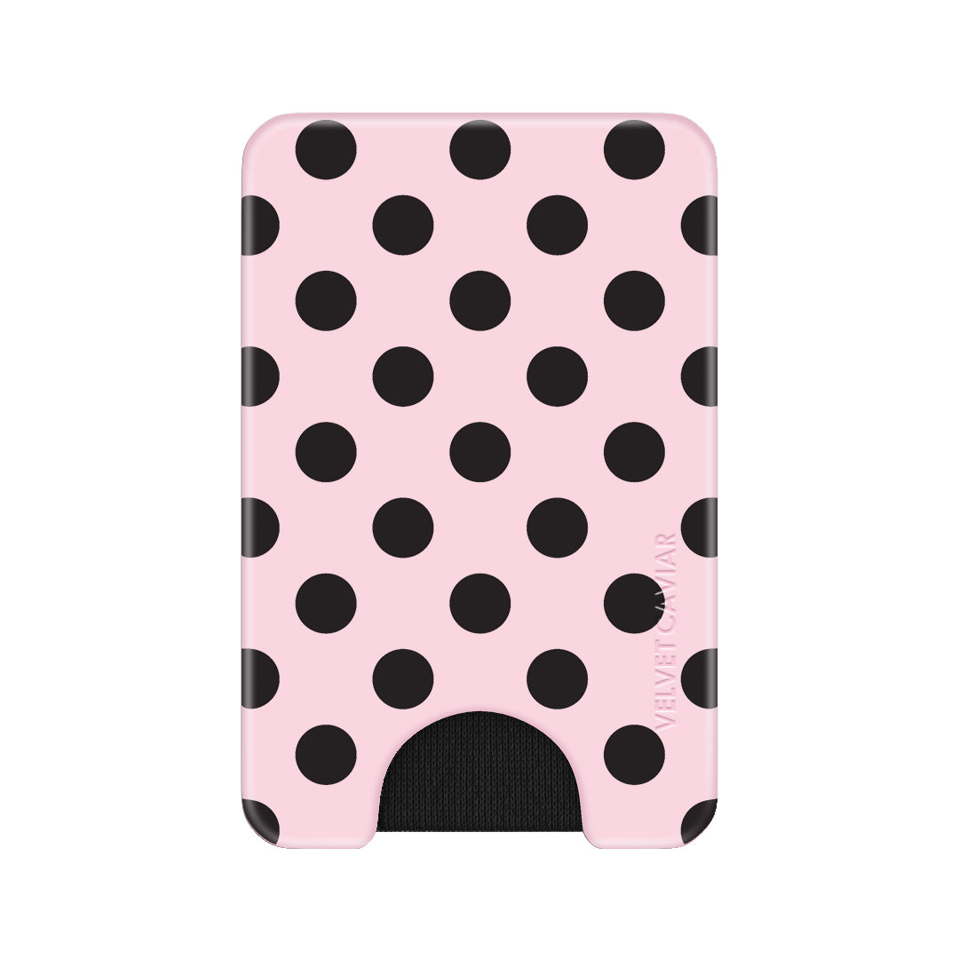 Princess Pink Polka Dot MagSafe Wallet